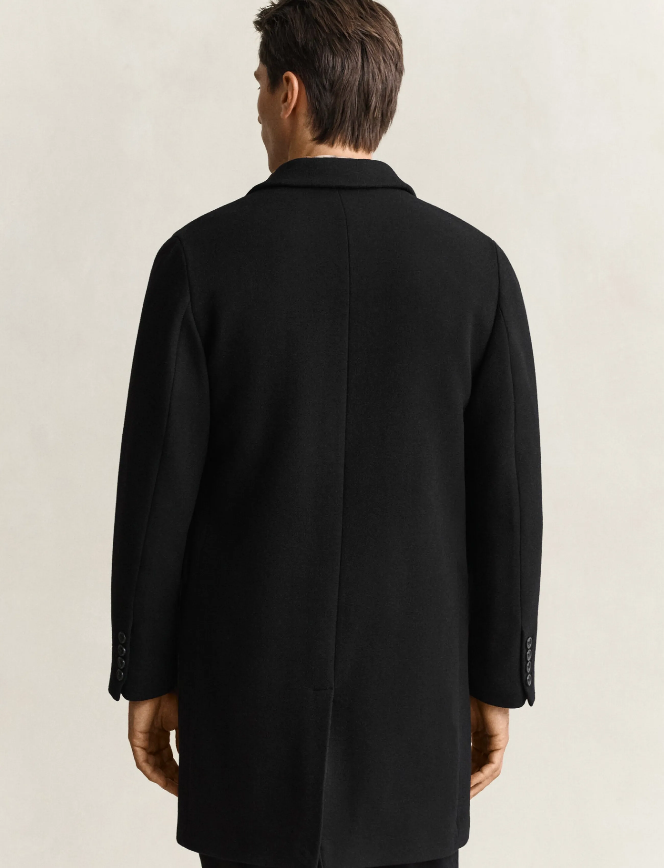 Gant - CLASSIC WOOL COAT - ullrockar - black - 2