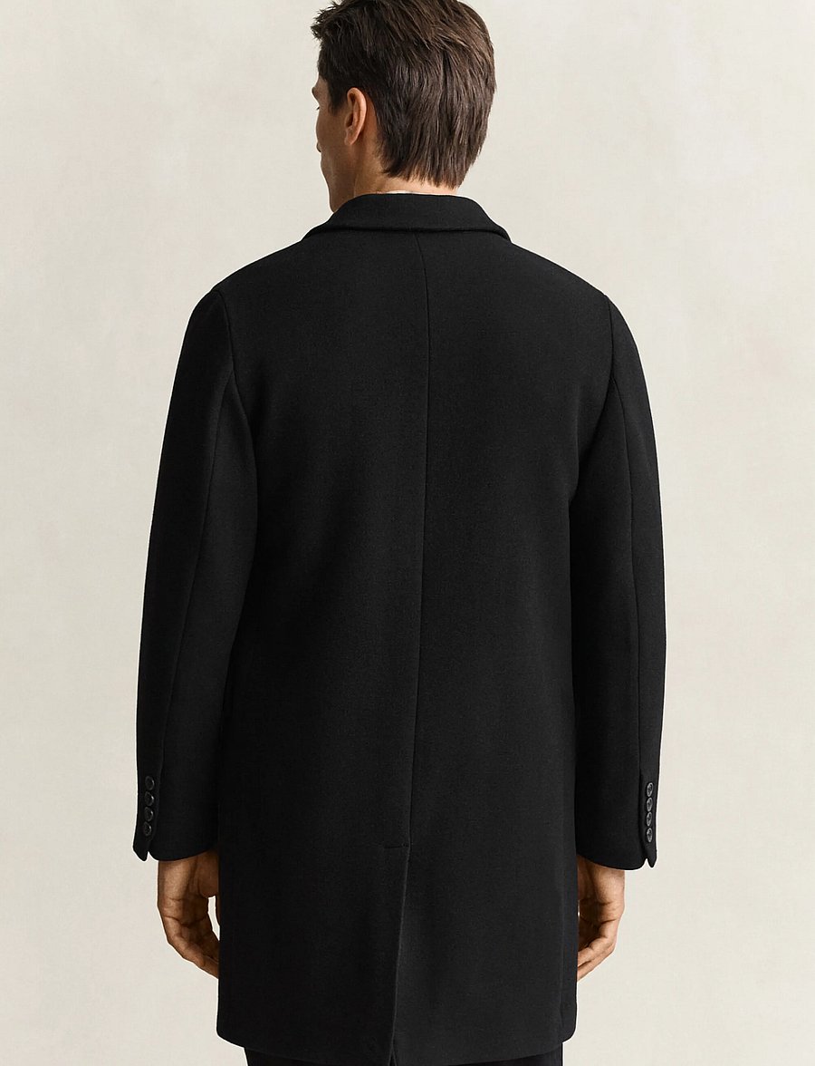 Gant - CLASSIC WOOL COAT - ullrockar - black - 2