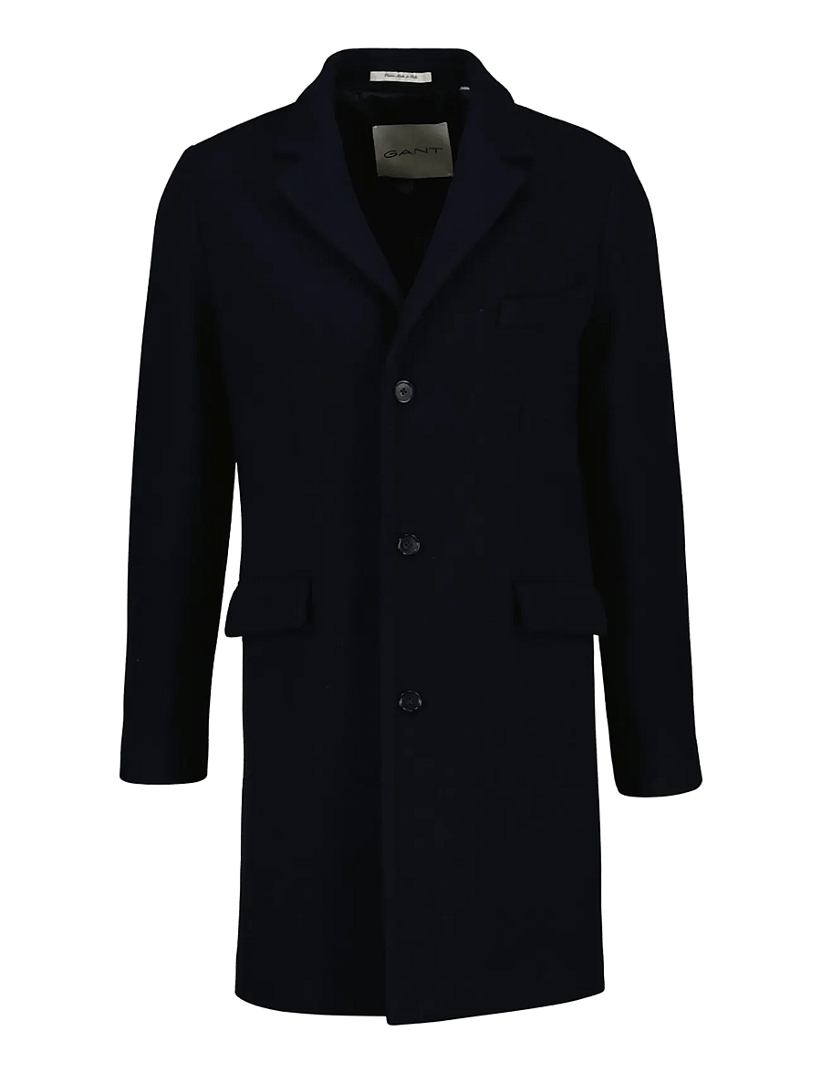 Gant - CLASSIC WOOL COAT - wool coats - evening blue - 1