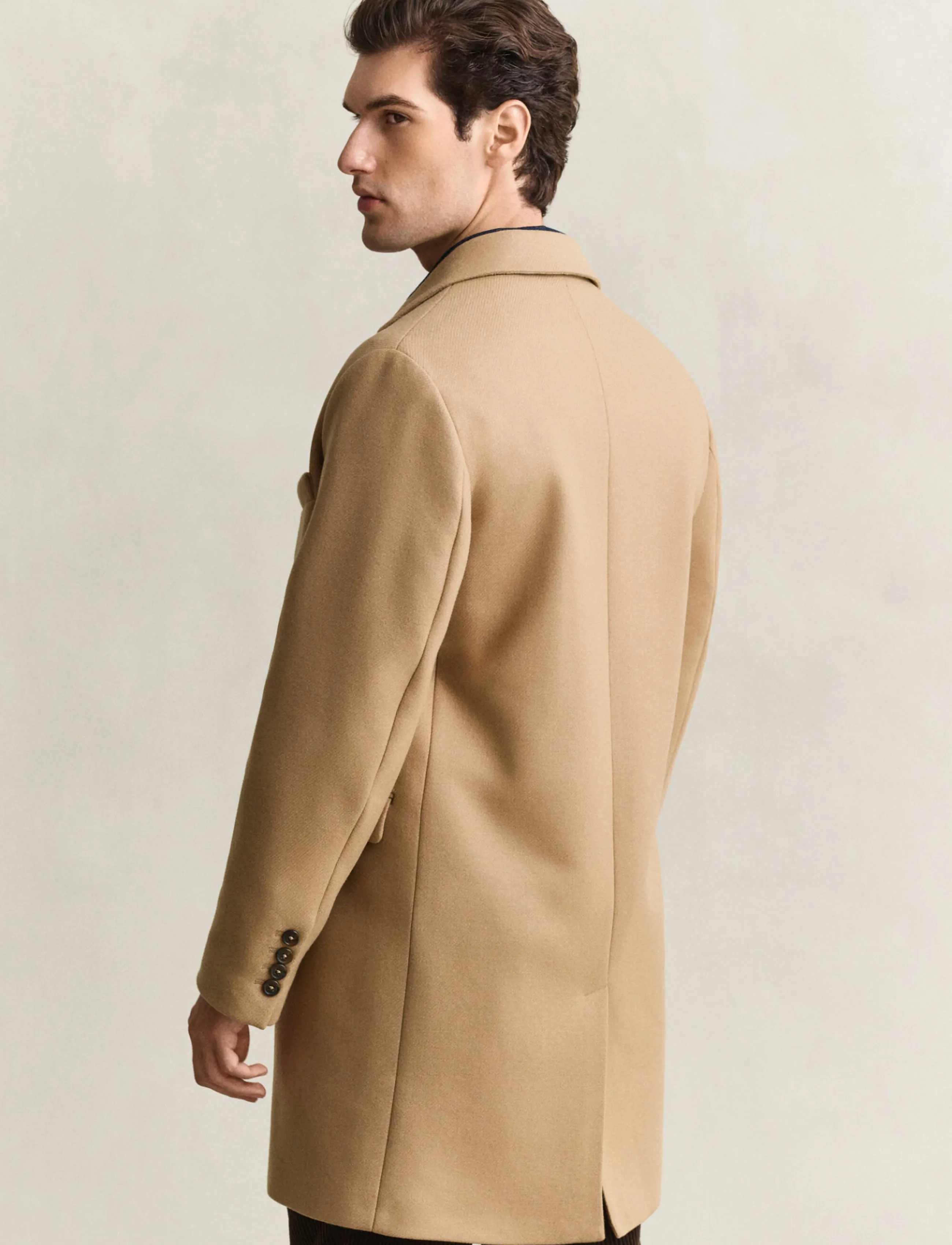 Gant - CLASSIC WOOL COAT - wollmäntel - light taupe - 2