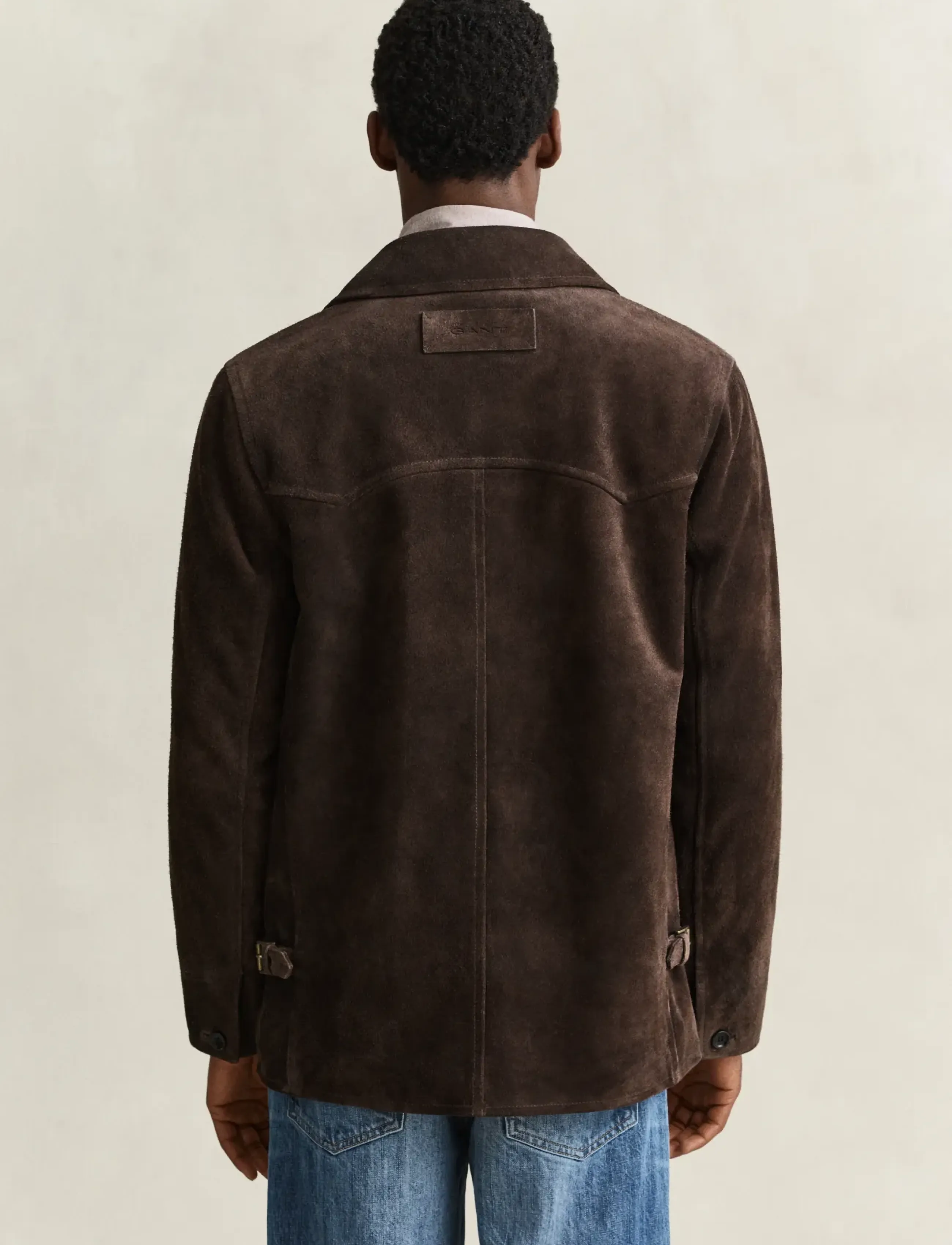 Suede Mid Length Jacket
