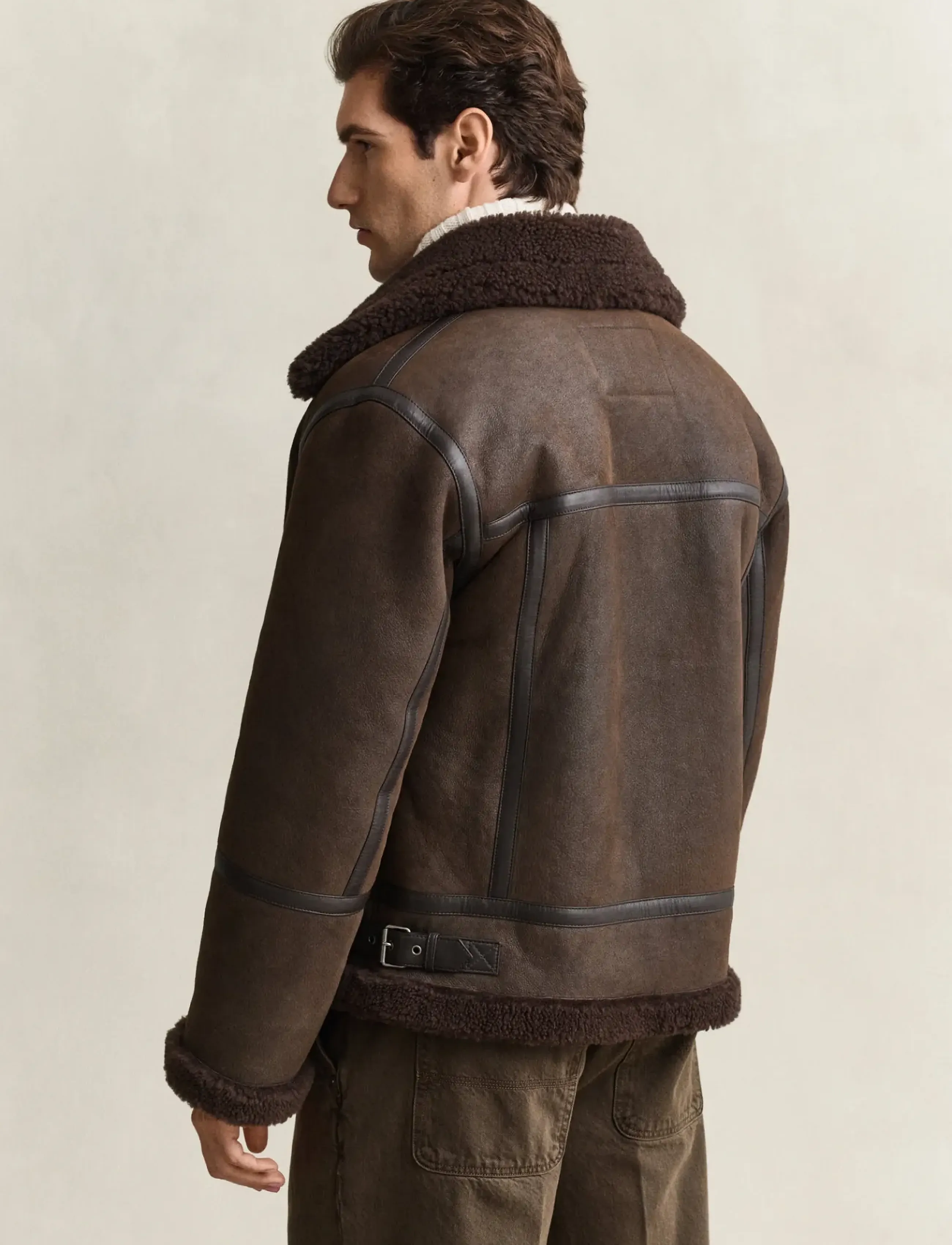 Gant - CLASSIC SHEARLING JACKET - black brown - 2