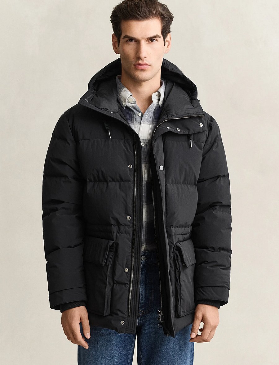 Gant - CLASSIC DOWN PARKA - parkas - black - 0