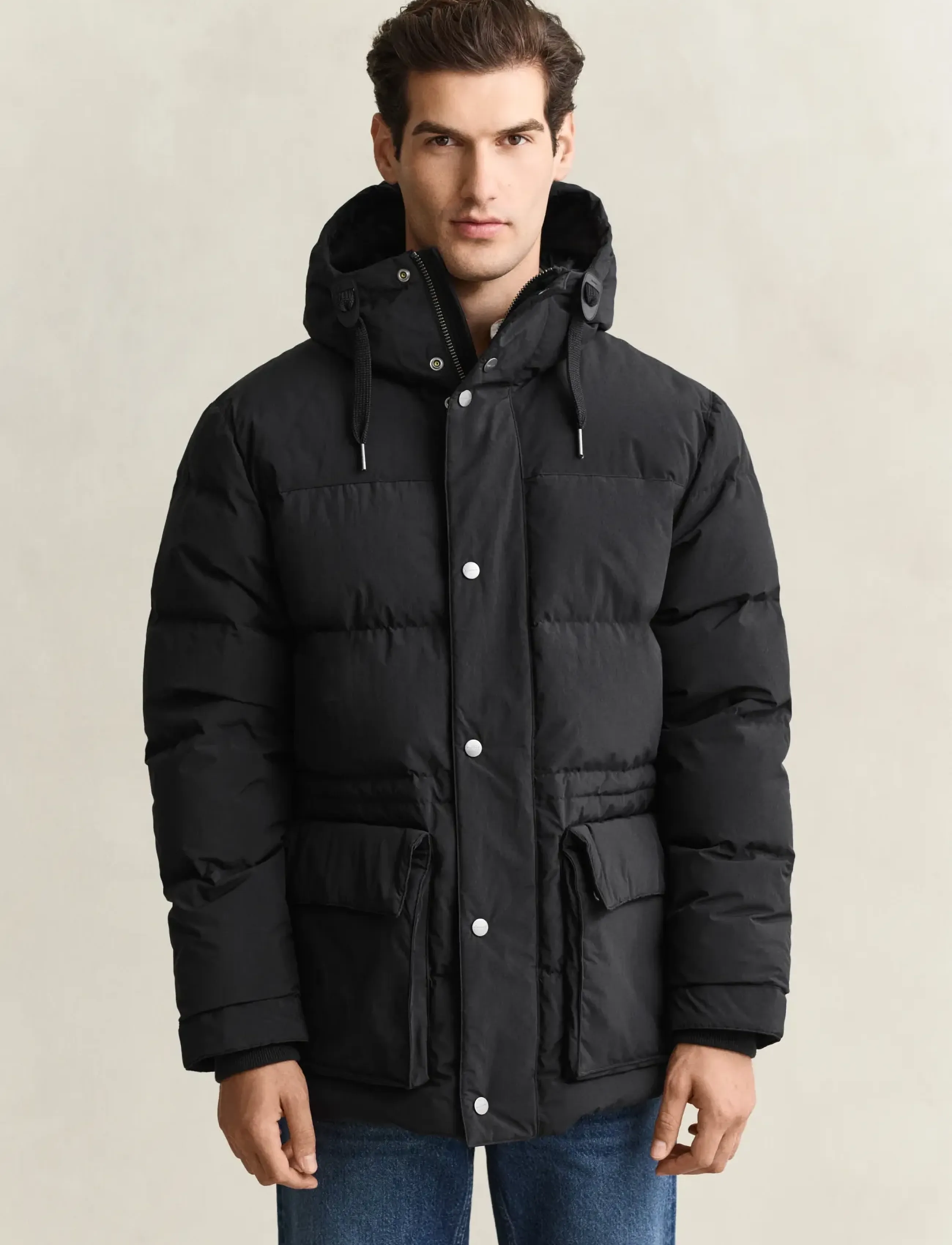 Gant - CLASSIC DOWN PARKA - parka úlpur - black - 4