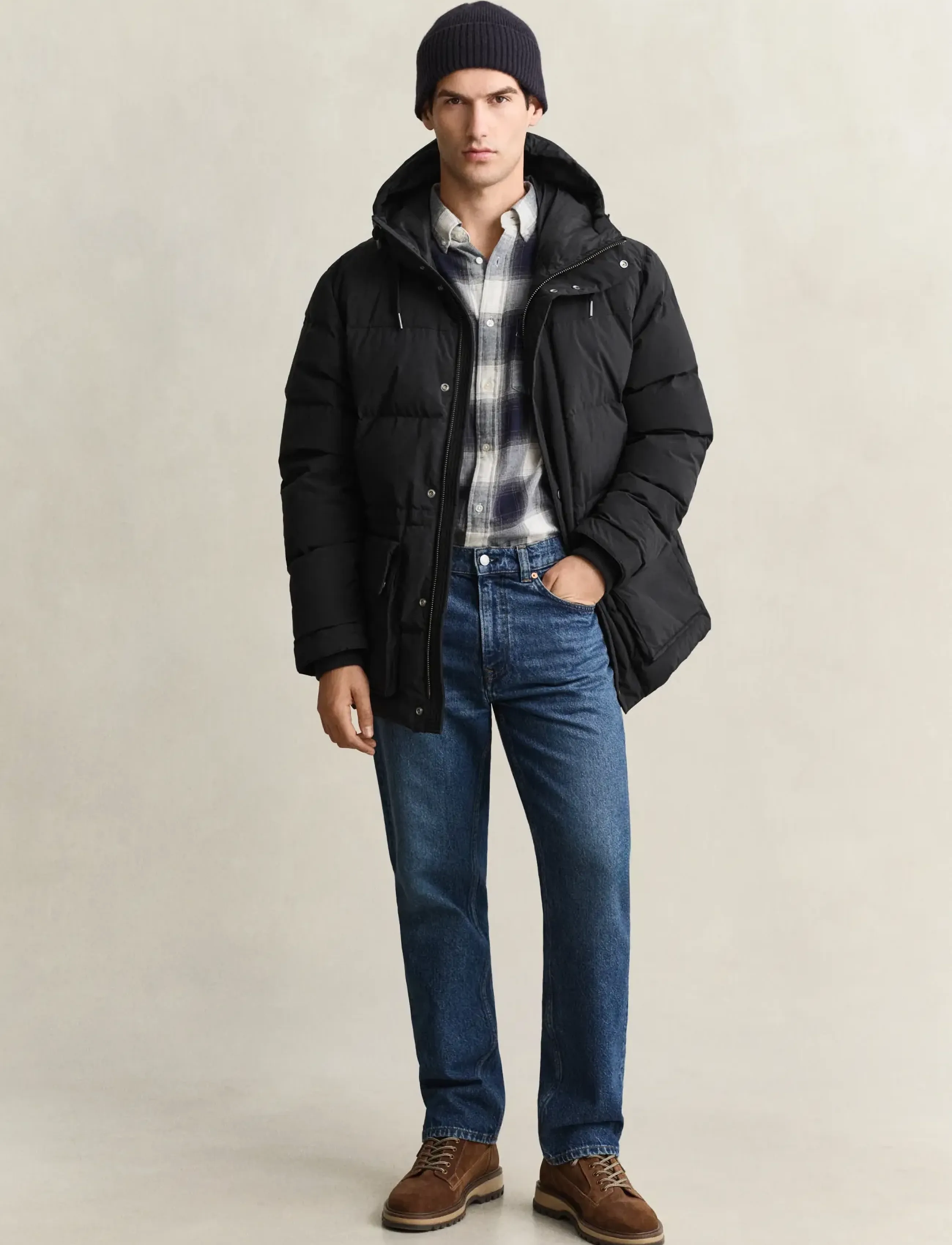 Gant - CLASSIC DOWN PARKA - parka úlpur - black - 5