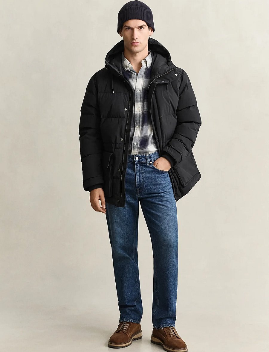 Gant - CLASSIC DOWN PARKA - parka úlpur - black - 5