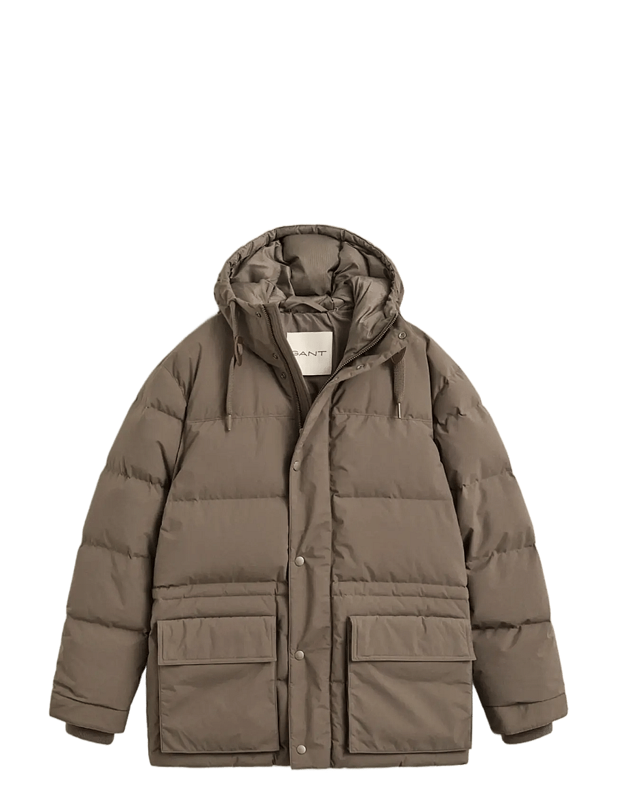 Gant - CLASSIC DOWN PARKA - parkas - faded taupe - 0