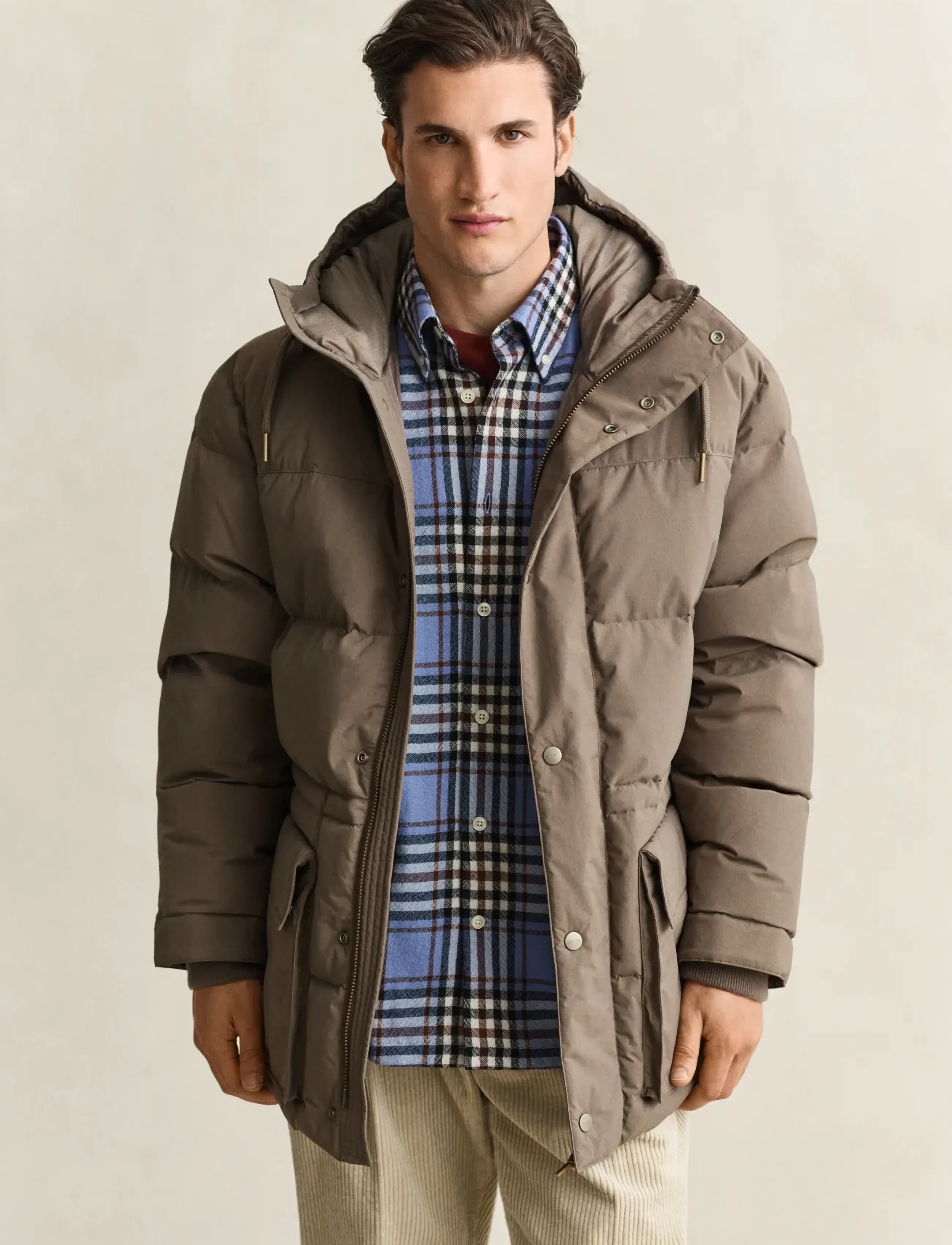 Gant CLASSIC DOWN PARKA - Nach Anlass kaufen - FADED TAUPE / brown
