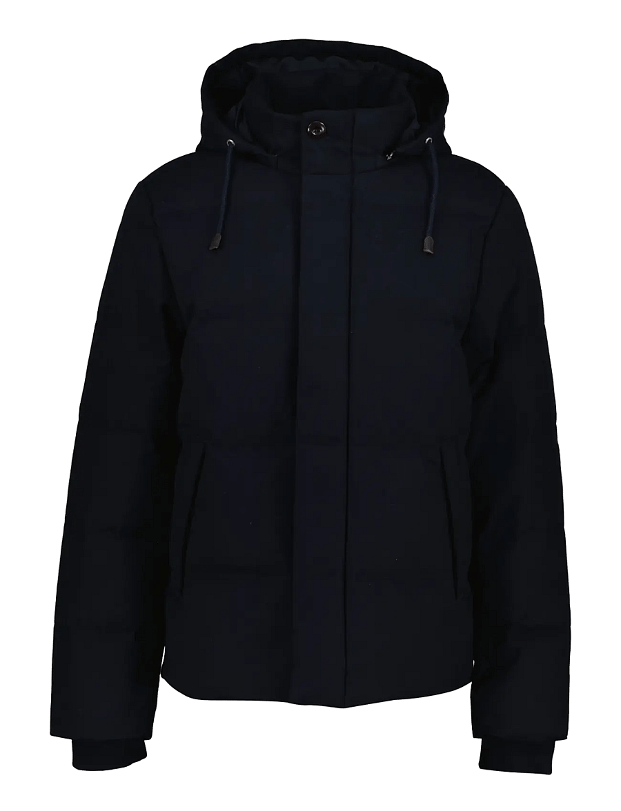 Gant - FLANNEL DOWN JACKET - voodriga jakid - evening blue - 1