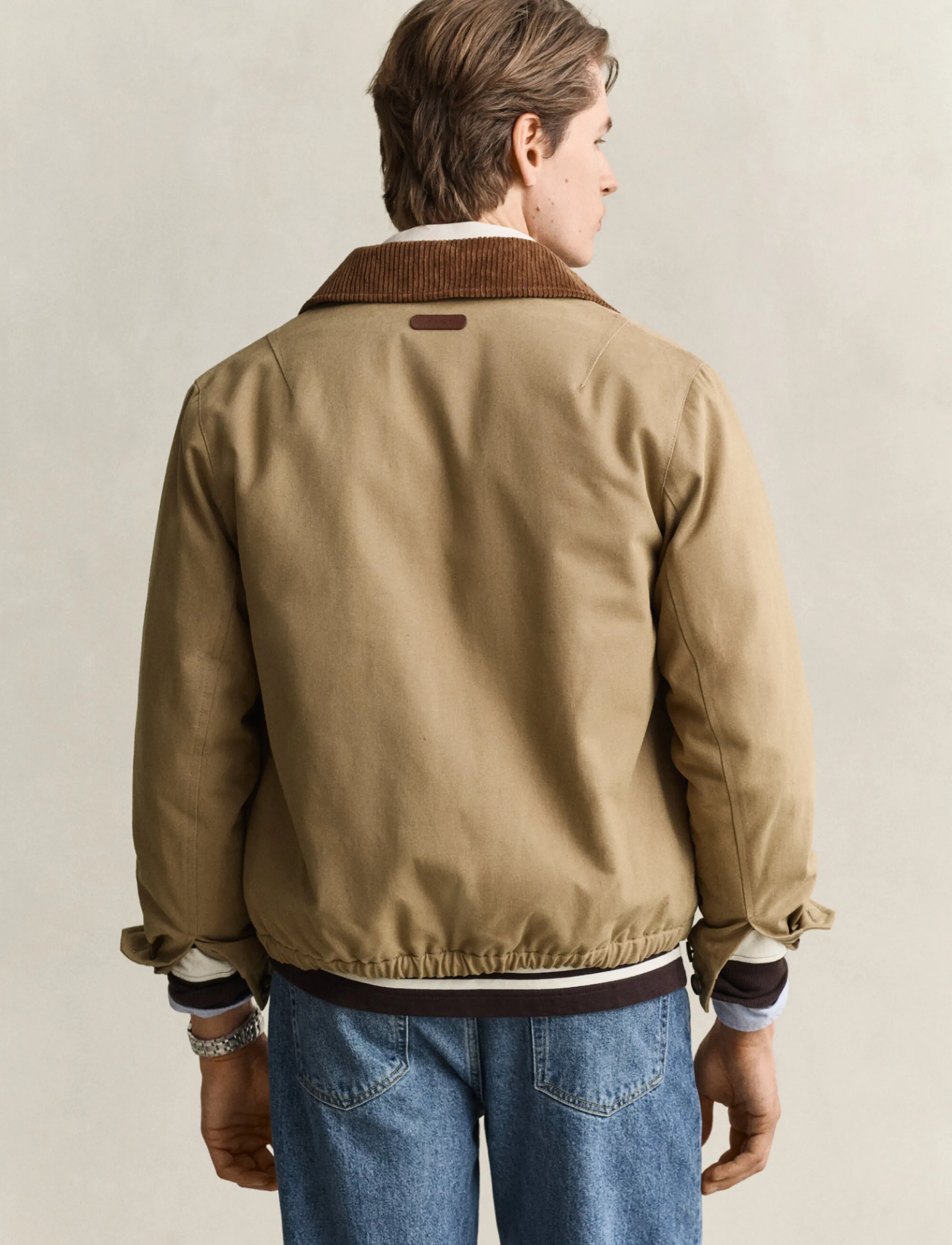Gant - MOLESKIN HARRINGTON JACKET - leichte jacken - light taupe - 2