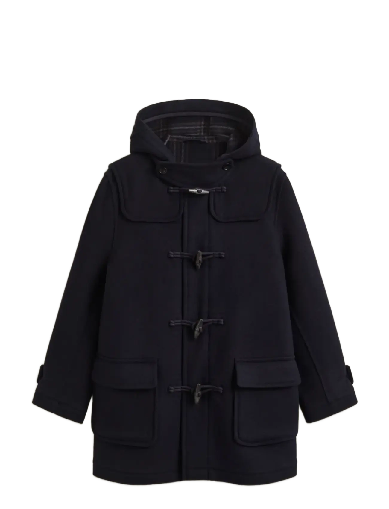Gant - CLASSIC WOOL DUFFEL JACKET - winter jackets - evening blue - 1