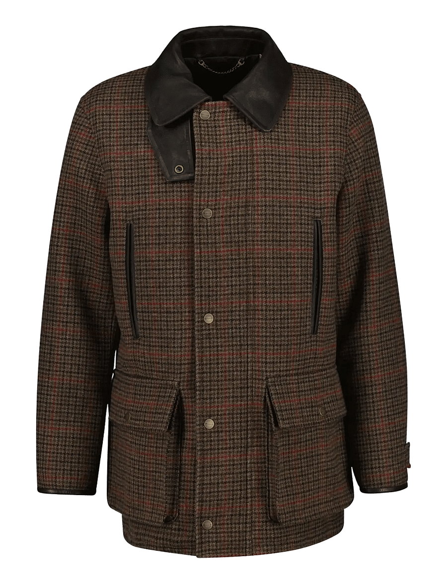 Gant - BRITISH TWEED DECKER - wolljacken - dark moss green - 1