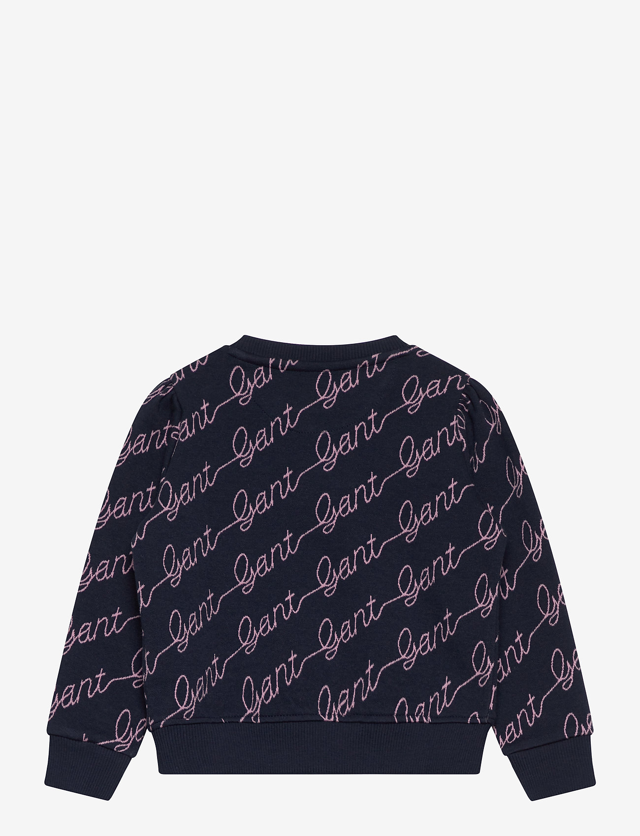 GANT - D1. GANT SCRIPT C-NECK - evening blue - 1