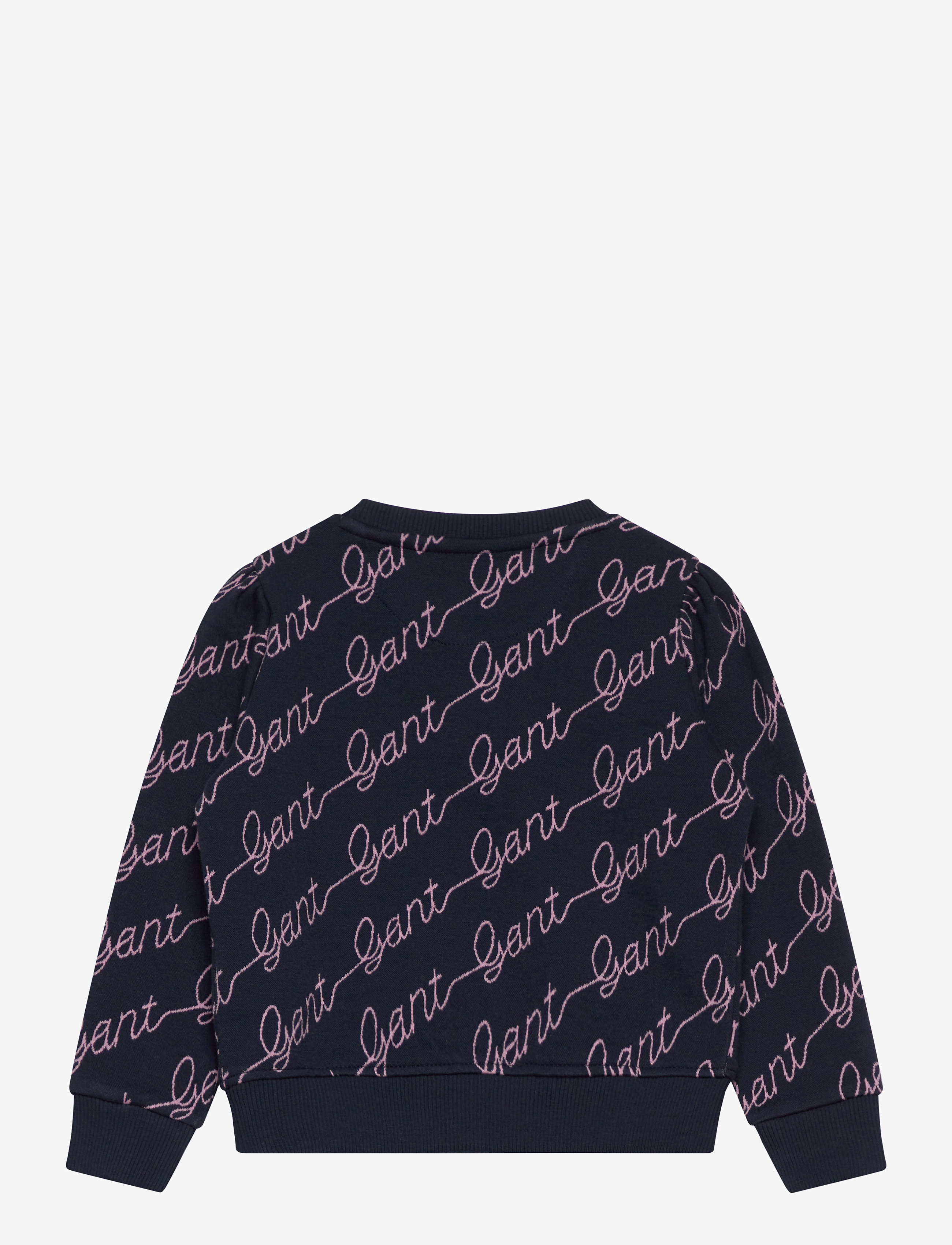 GANT - D1. GANT SCRIPT C-NECK - evening blue - 1
