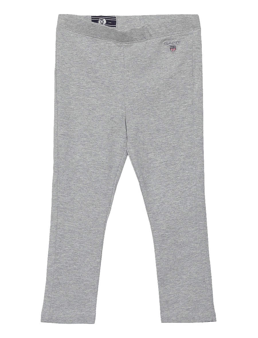 GANT - JERSEY LEGGINGS - light grey melange - 0