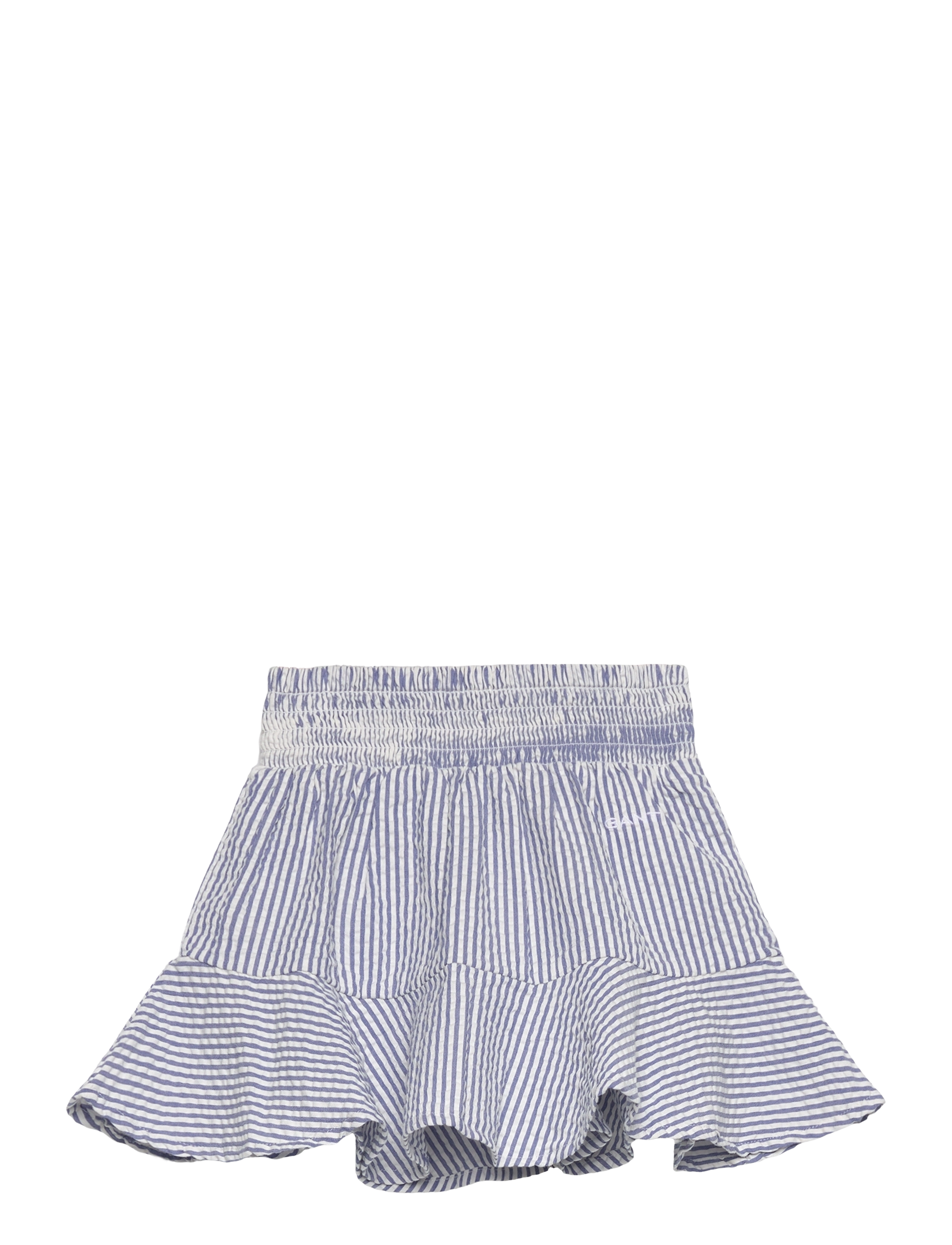 Gant Striped Seersucker Skirt, 92, Blue, Nederdele > Korte Nederdele, Børn