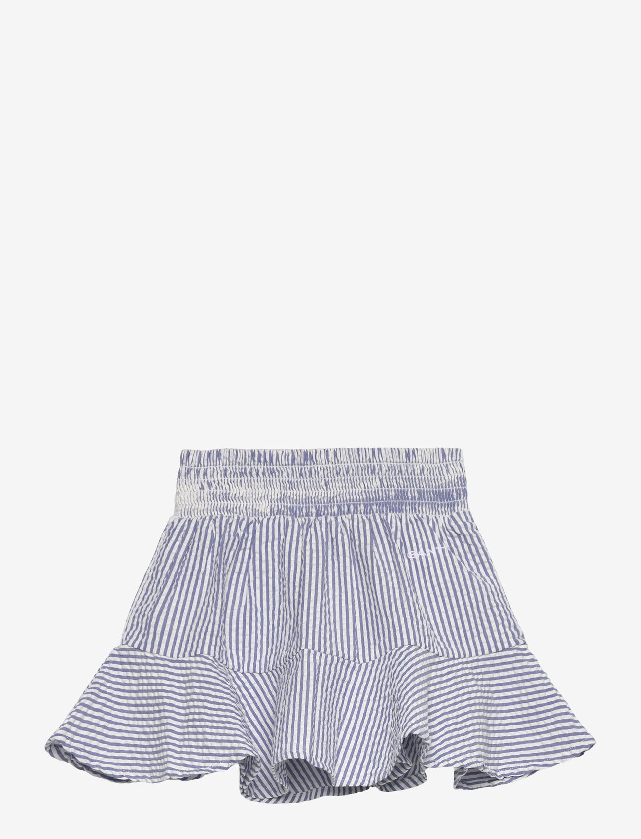GANT - STRIPED SEERSUCKER SKIRT - korta kjolar - rich blue - 0