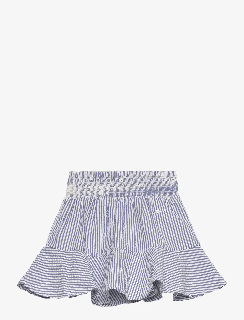 GANT - STRIPED SEERSUCKER SKIRT - korte nederdele - rich blue - 0