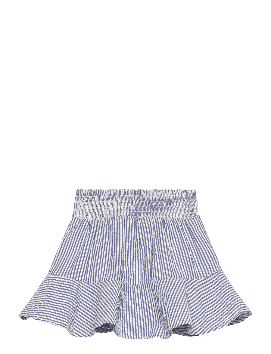 Gant - STRIPED SEERSUCKER SKIRT - kurze röcke - rich blue - 1