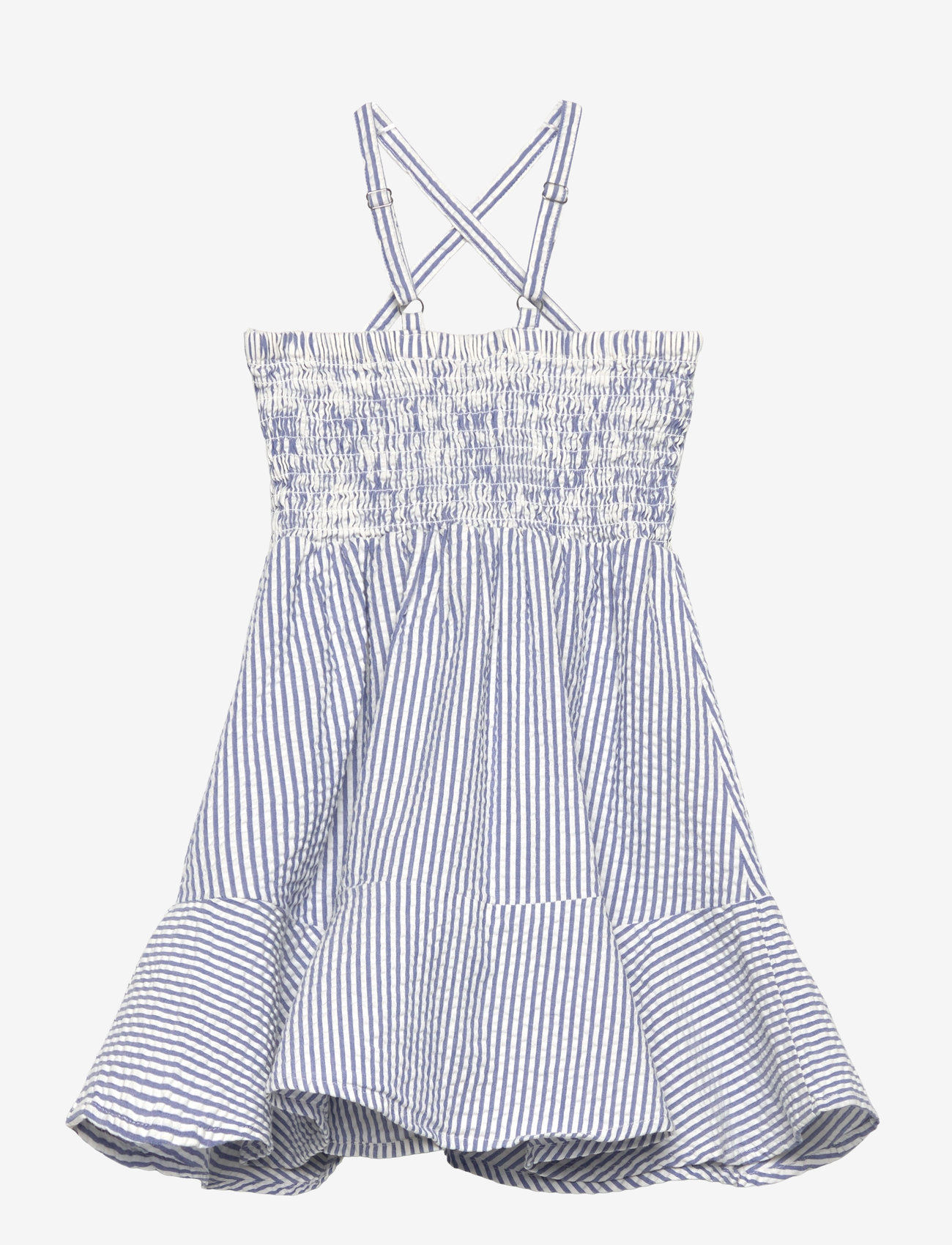 GANT - STRIPED SEERSUCKER DRESS - Ärmellose freizeitkleider - rich blue - 1
