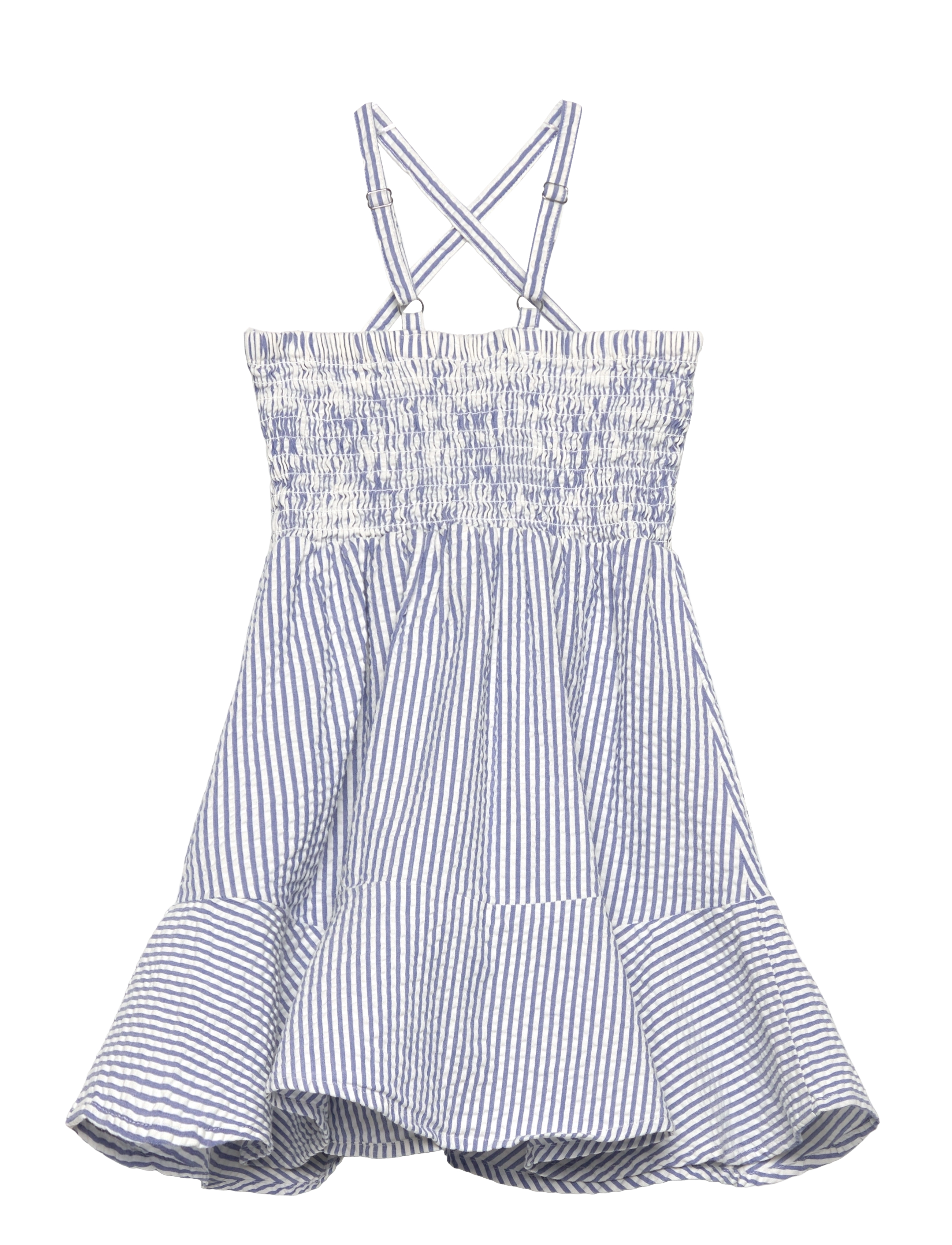 GANT - STRIPED SEERSUCKER DRESS - rich blue - 1