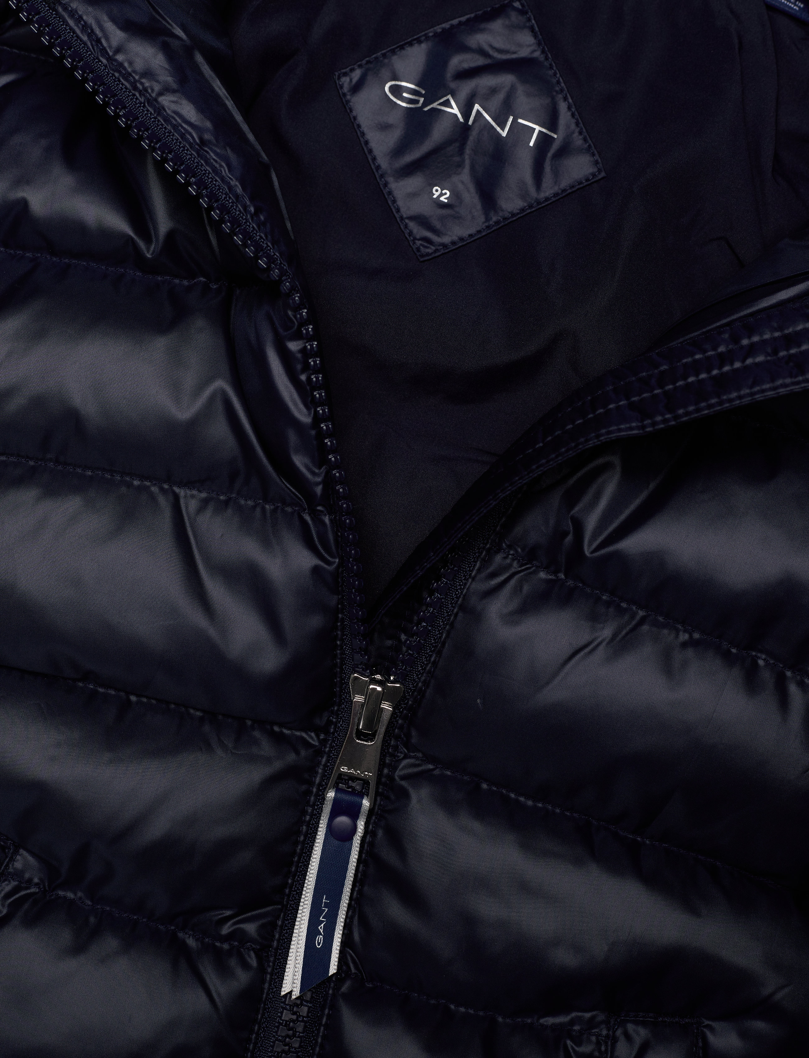 GANT - D1. GANT FAUX FUR PUFFER JACKET - evening blue - 2
