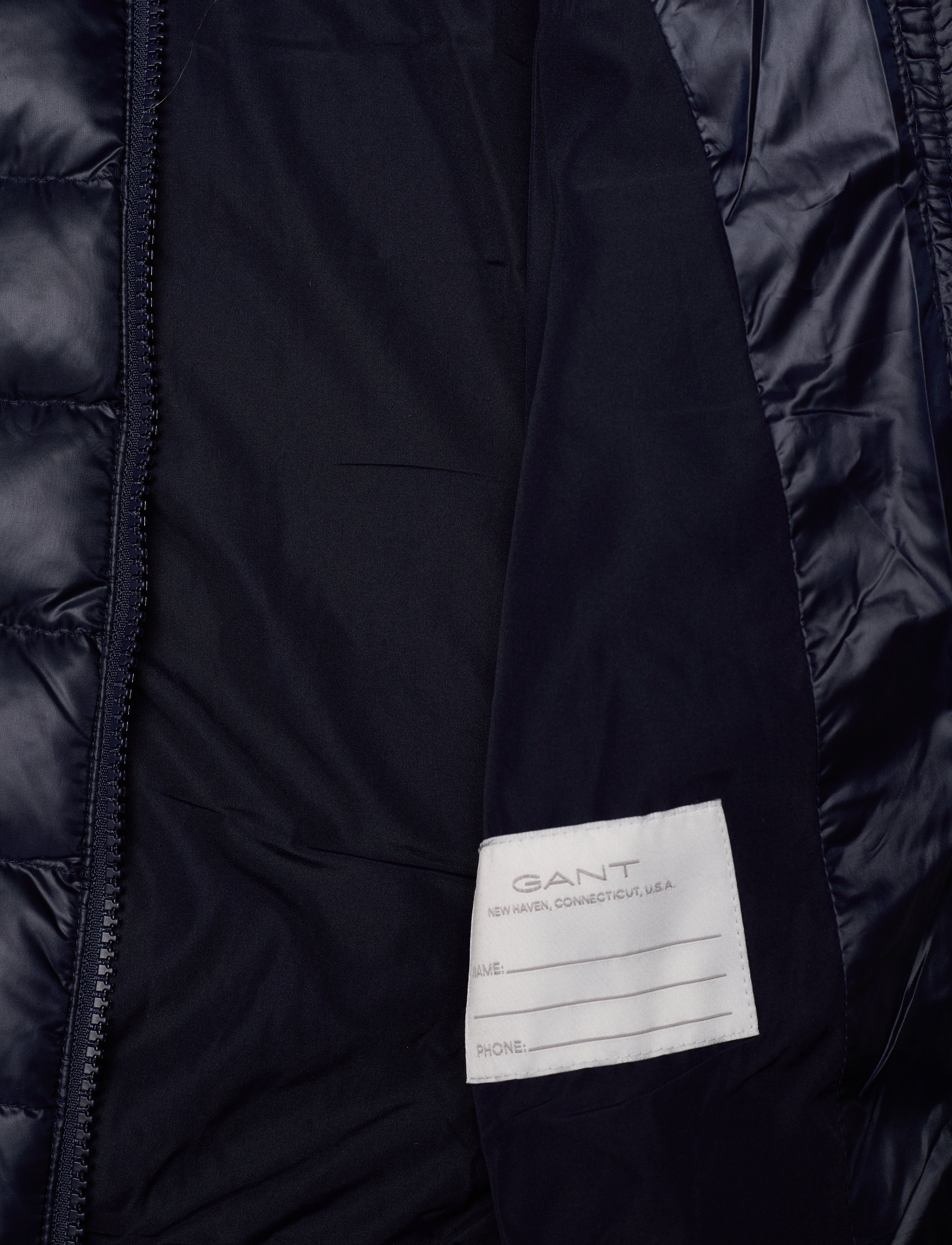 GANT - D1. GANT FAUX FUR PUFFER JACKET - evening blue - 5