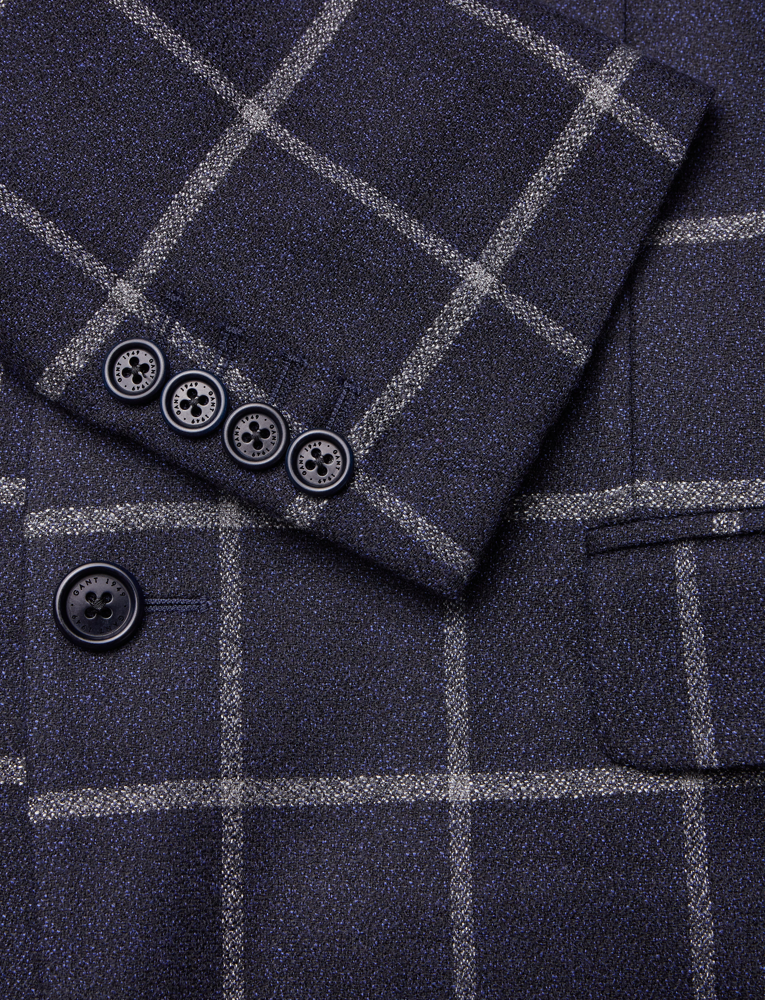 GANT - G2. THE WINDOWPANE SPORTS COAT - persian blue - 3