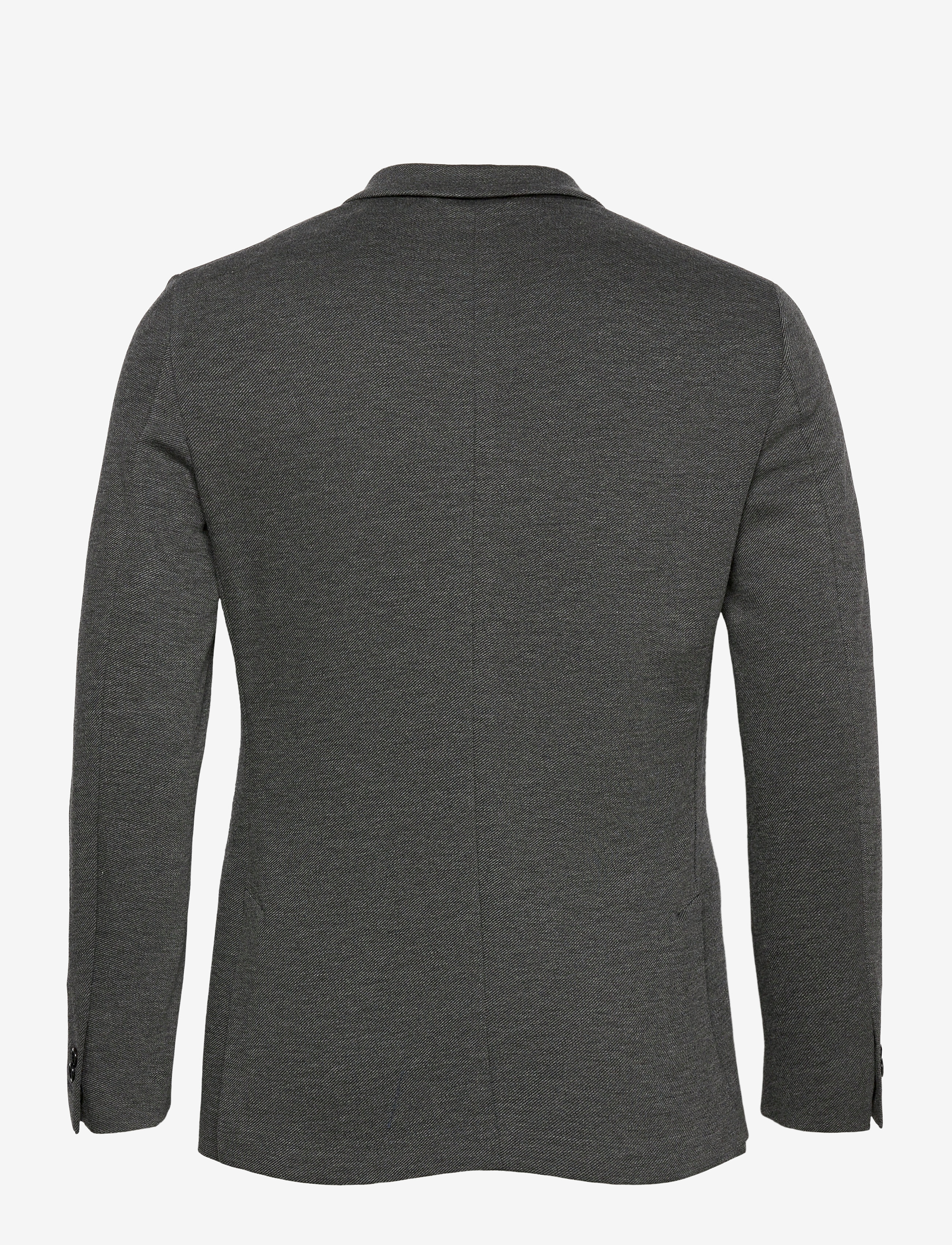 GANT - D1. SLIM JERSEY BLAZER - charcoal melange - 1