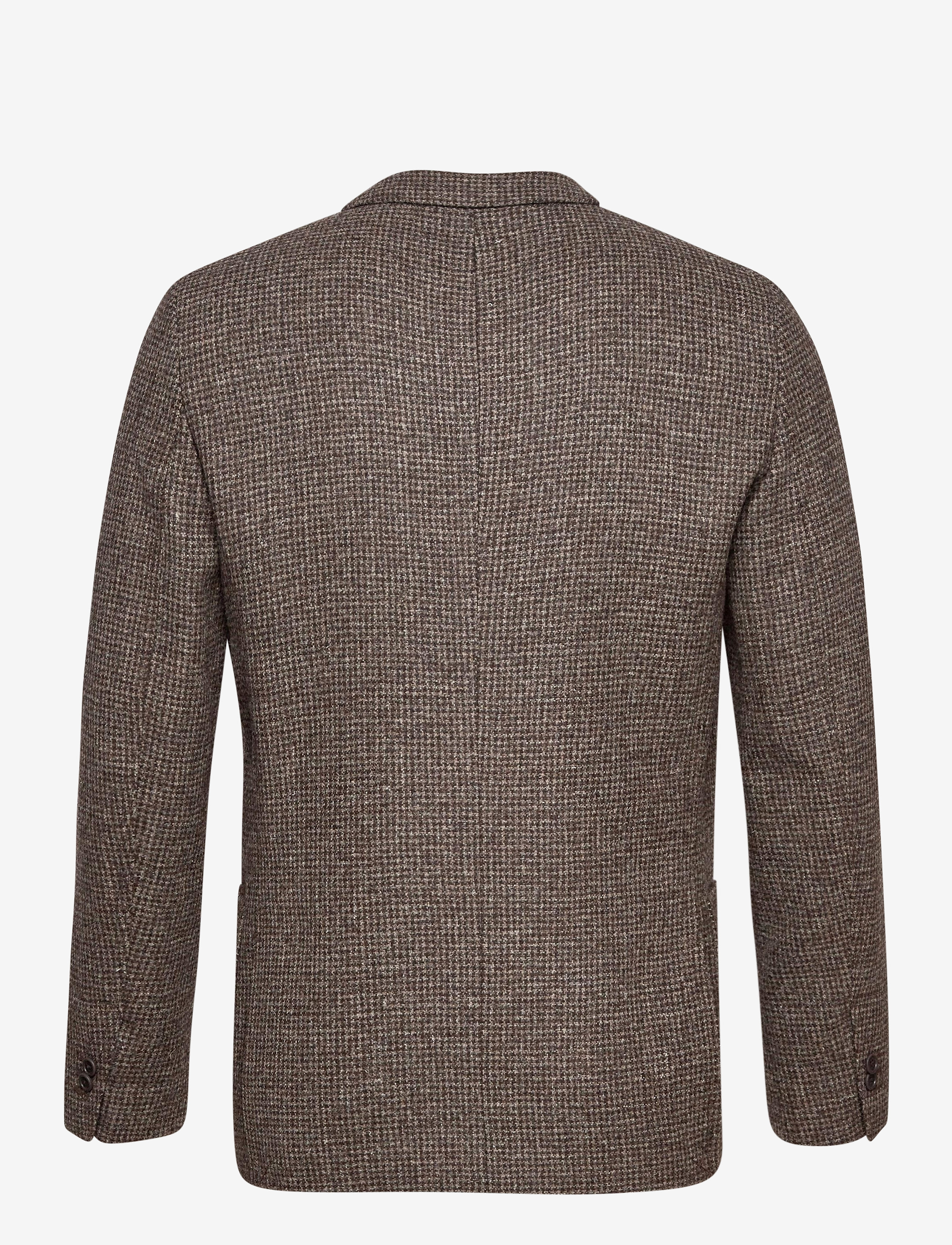 GANT - D2. SLIM TWEED BLAZER - grey melange - 1