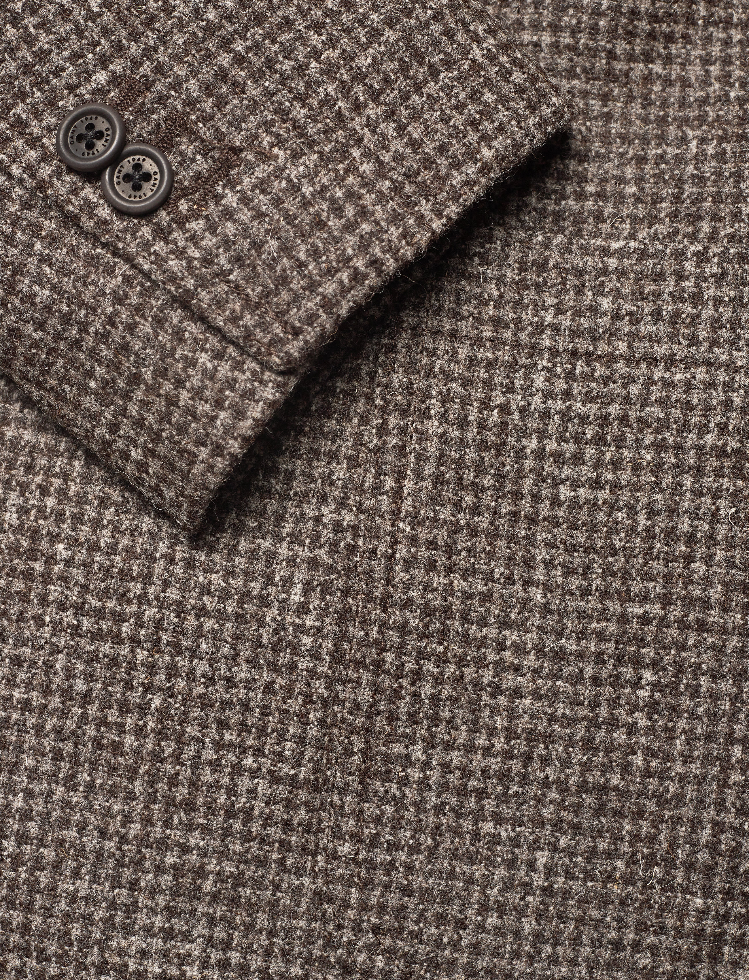GANT - D2. SLIM TWEED BLAZER - grey melange - 3