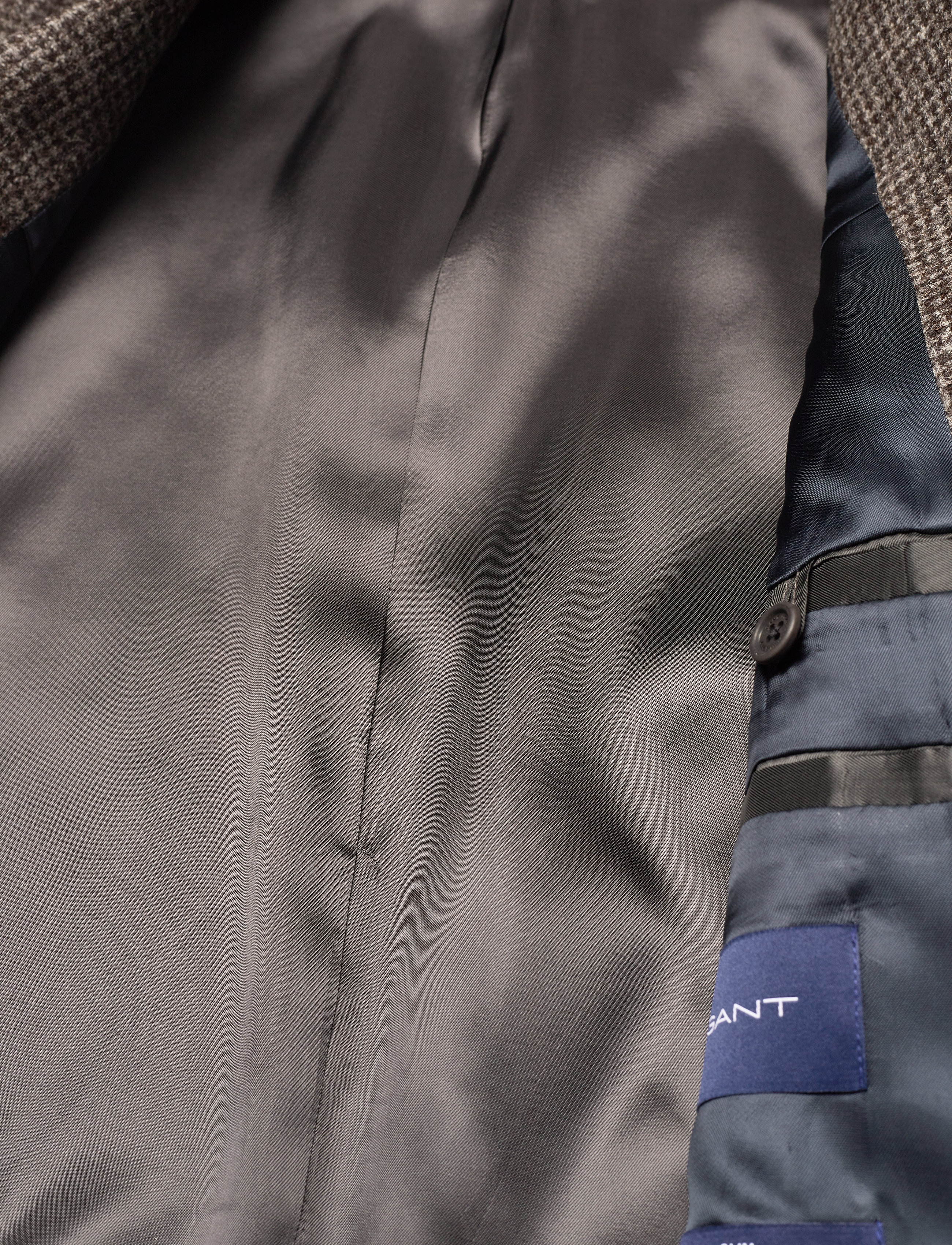 GANT - D2. SLIM TWEED BLAZER - grey melange - 4