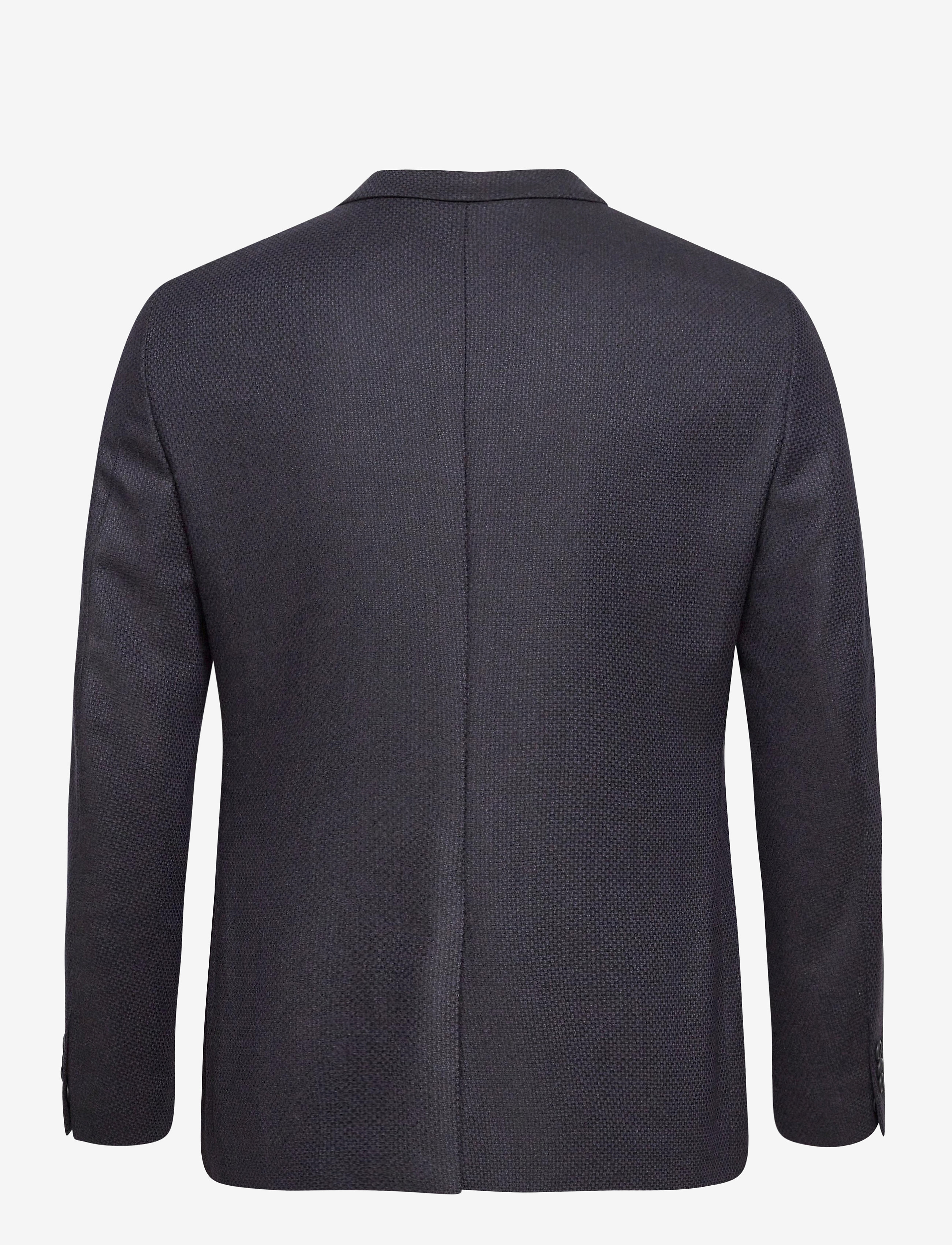 GANT - D1. SLIM STRUCTURED FLANNEL BLAZER - marine - 1