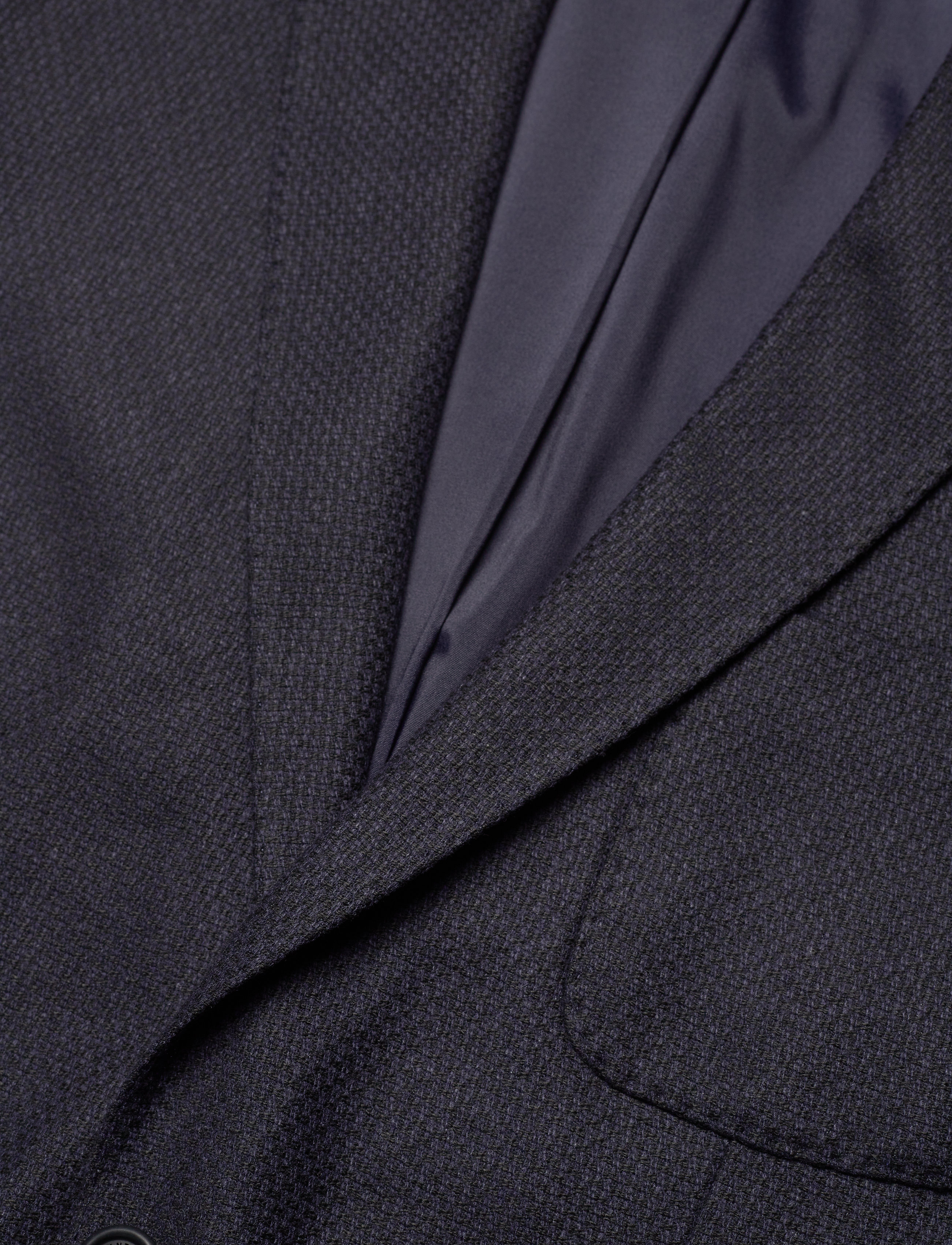 GANT - D1. SLIM STRUCTURED FLANNEL BLAZER - marine - 2