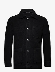 GANT - D1. SHORT WOOL JACKET - wool jackets - black - 0