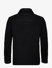 GANT - D1. SHORT WOOL JACKET - ulljackor - black - 1