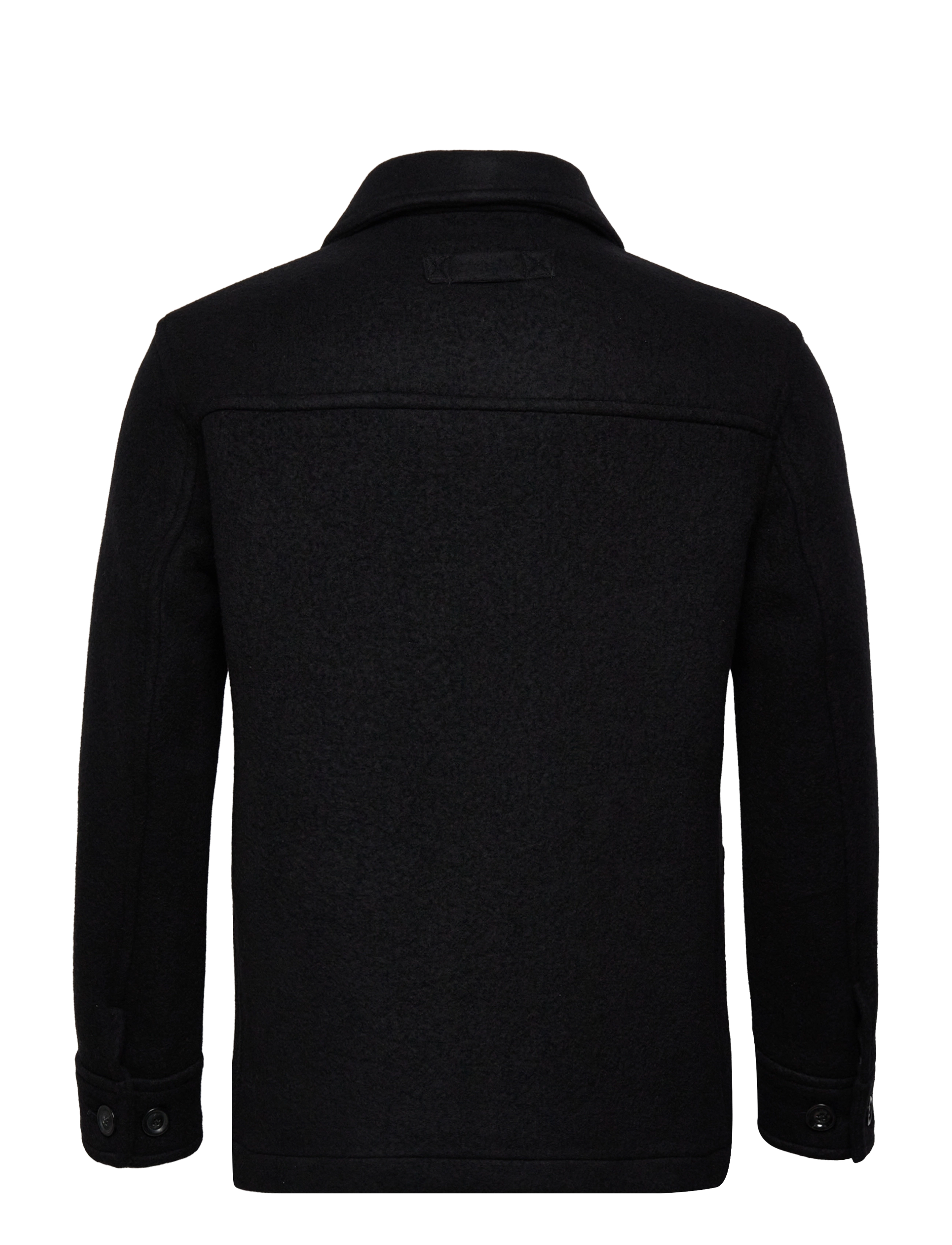 GANT - D1. SHORT WOOL JACKET - black - 1