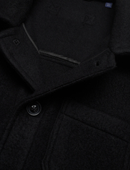 GANT - D1. SHORT WOOL JACKET - wool jackets - black - 2