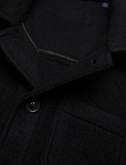 GANT - D1. SHORT WOOL JACKET - ulljackor - black - 2