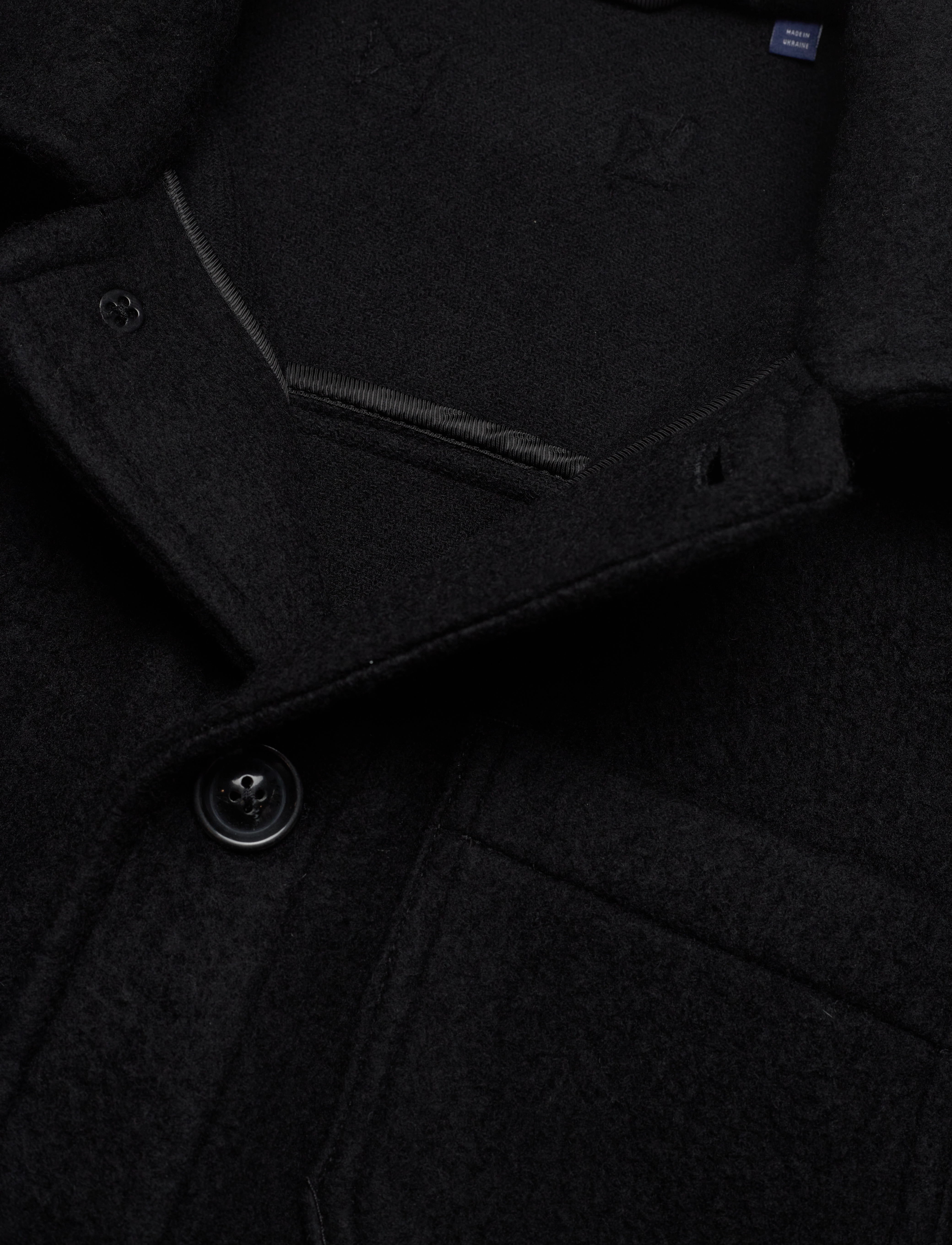 GANT - D1. SHORT WOOL JACKET - black - 2