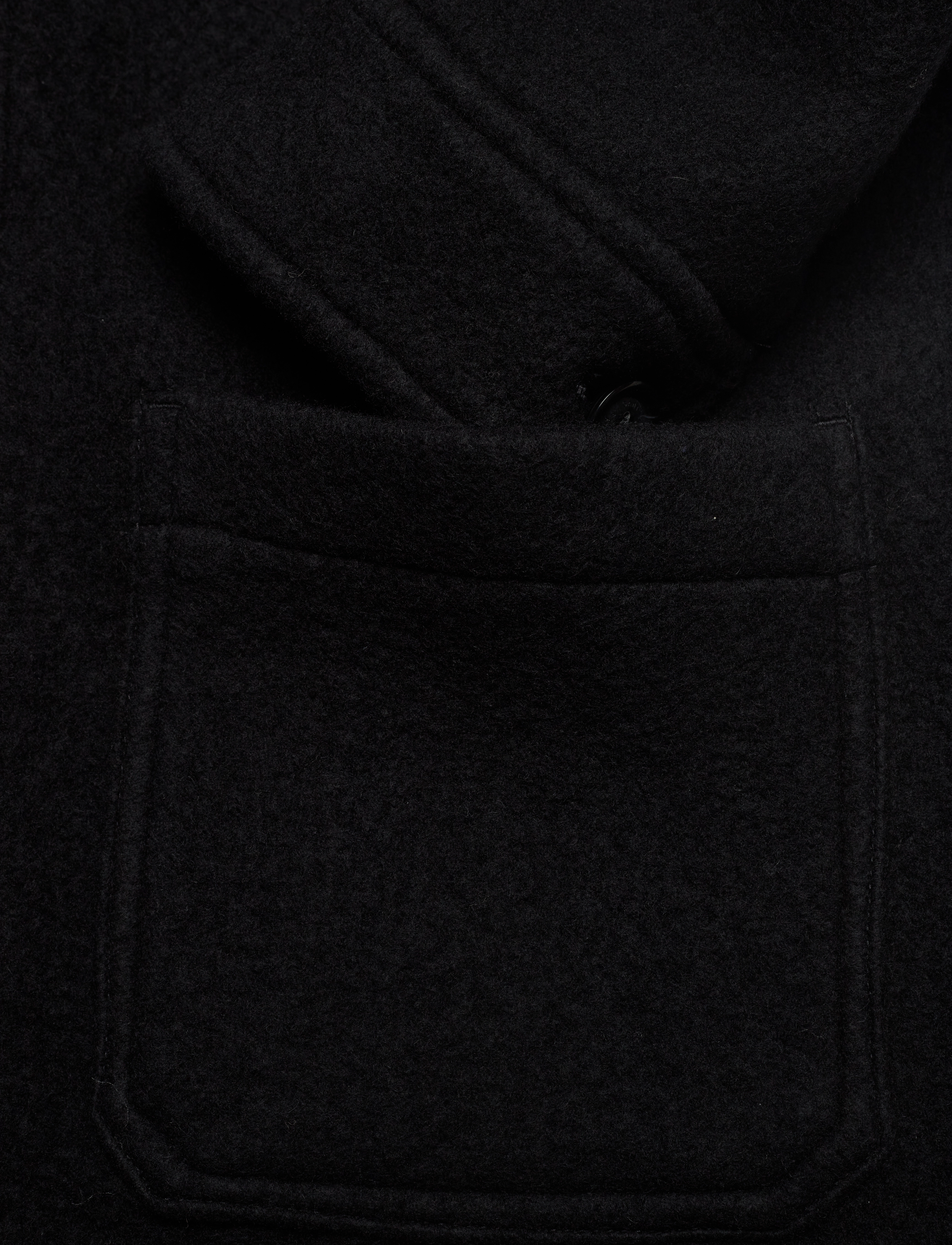 GANT - D1. SHORT WOOL JACKET - black - 3