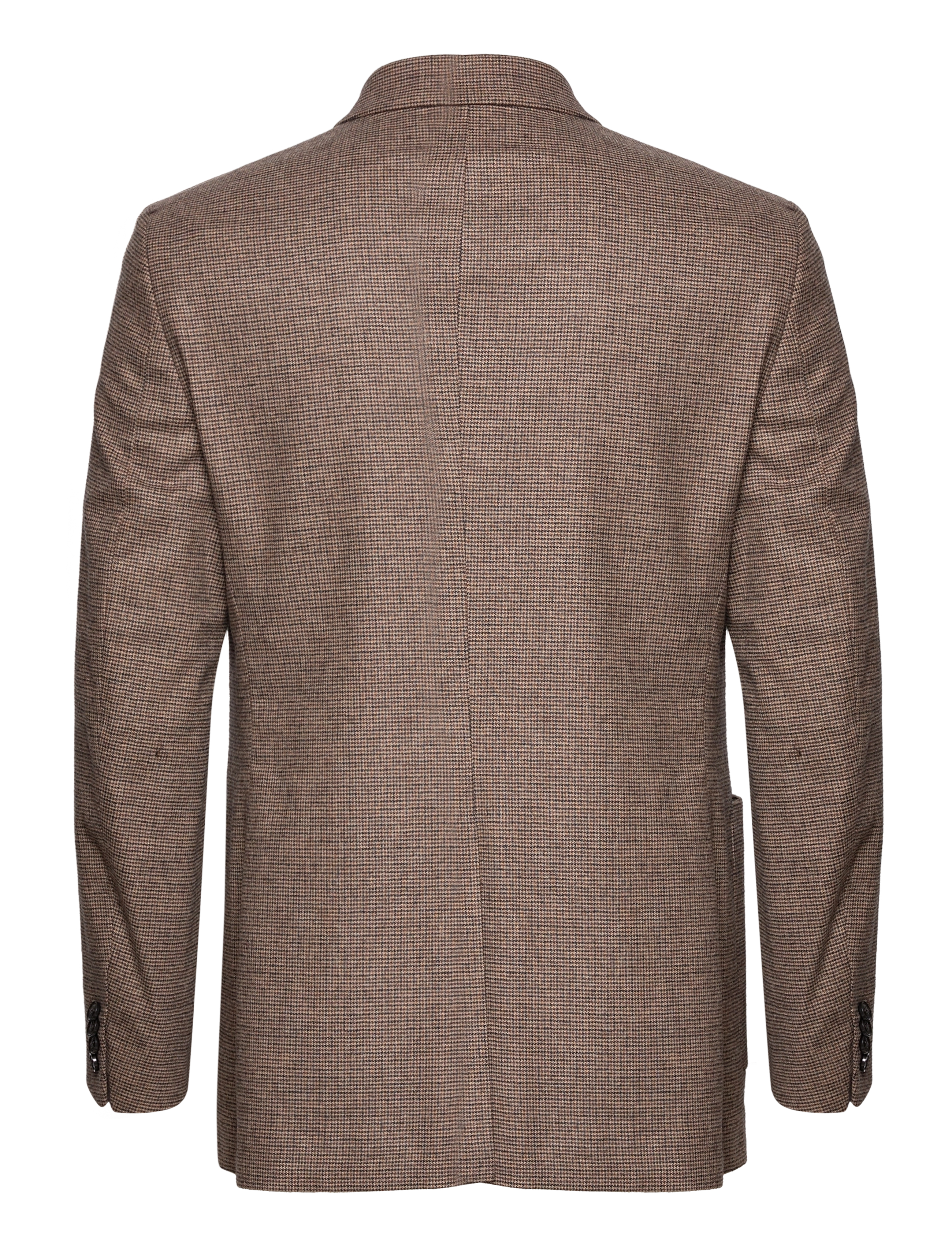 GANT - D2. HOUNDSTOOTH CHECK SUIT BLAZER - rich brown - 1