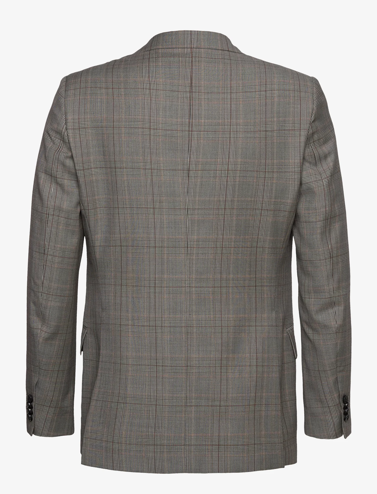 GANT - D2. GLEN CHECK SUIT BLAZER - zweireiher - black - 1