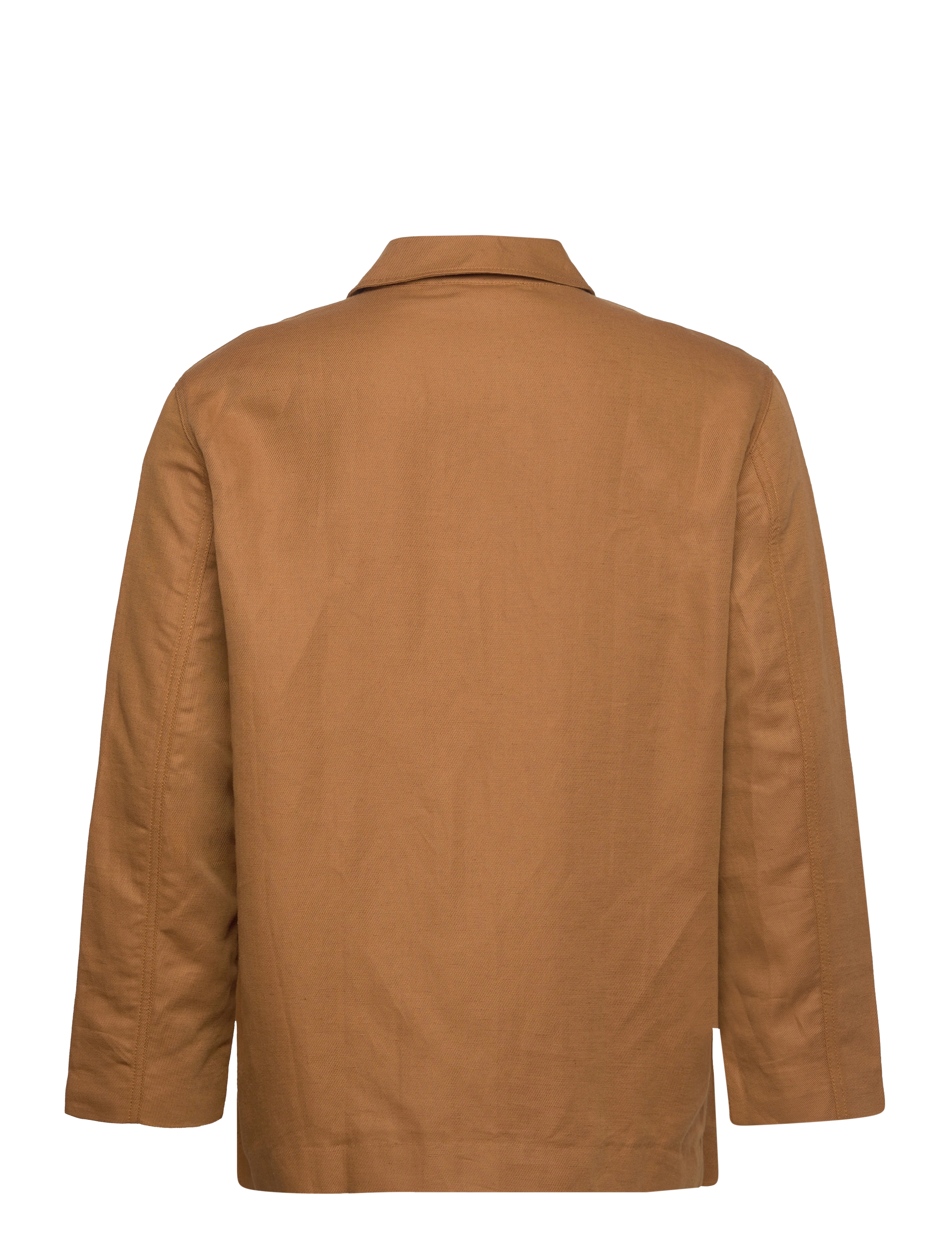 GANT - COTTON LINEN JACKET - suede brown - 1