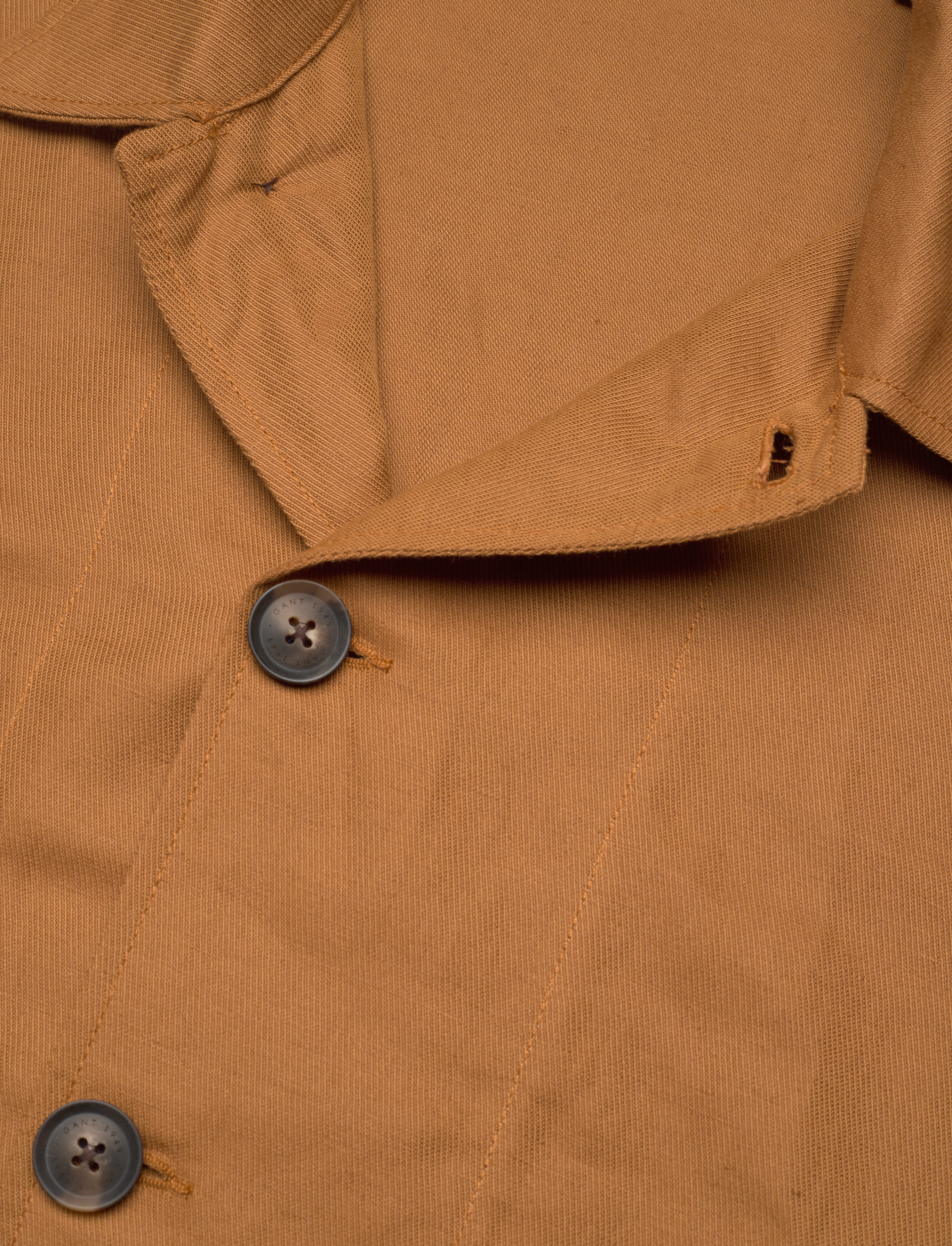 GANT - COTTON LINEN JACKET - suede brown - 2