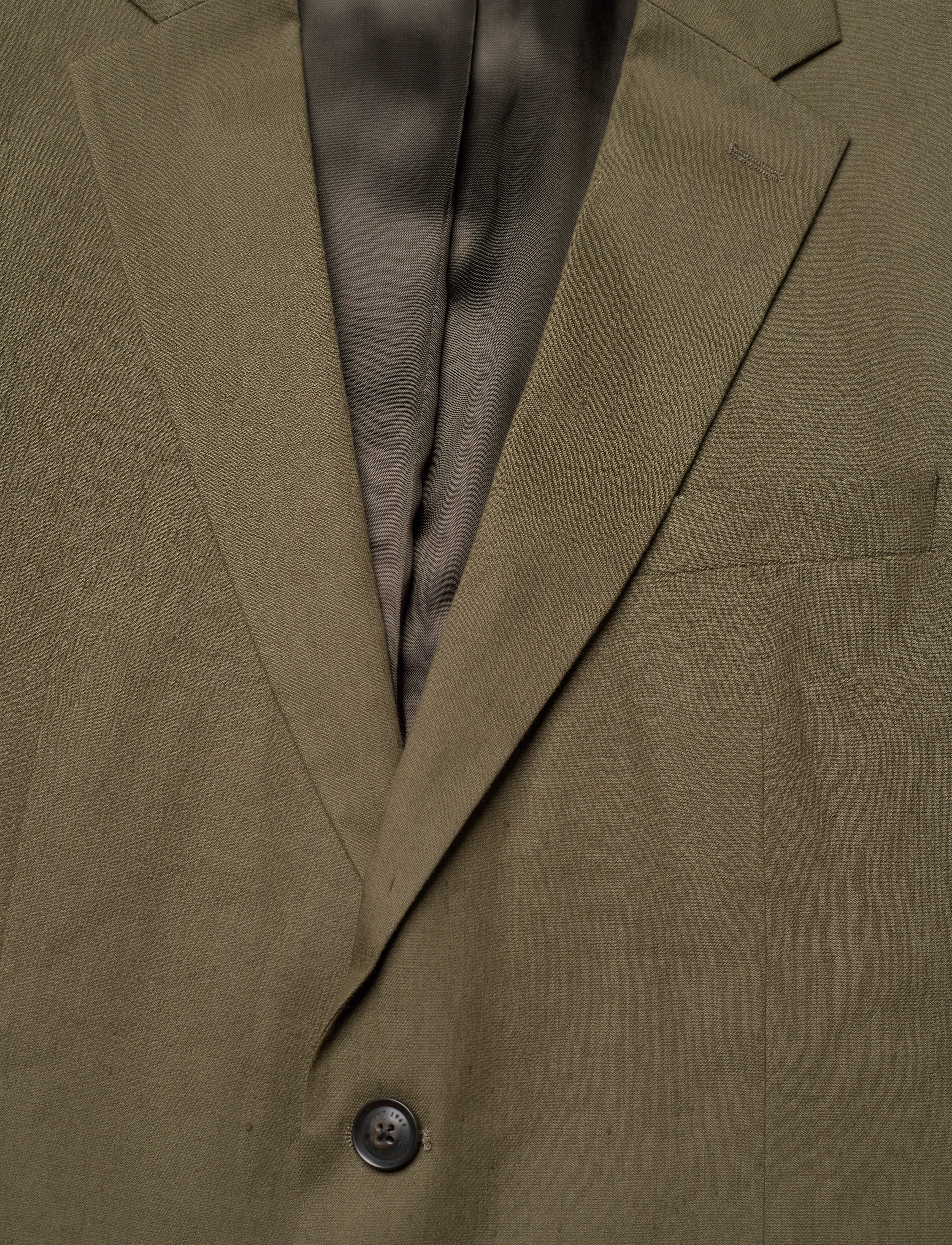 GANT - COTTON LINEN SUIT BLAZER - juniper green - 2