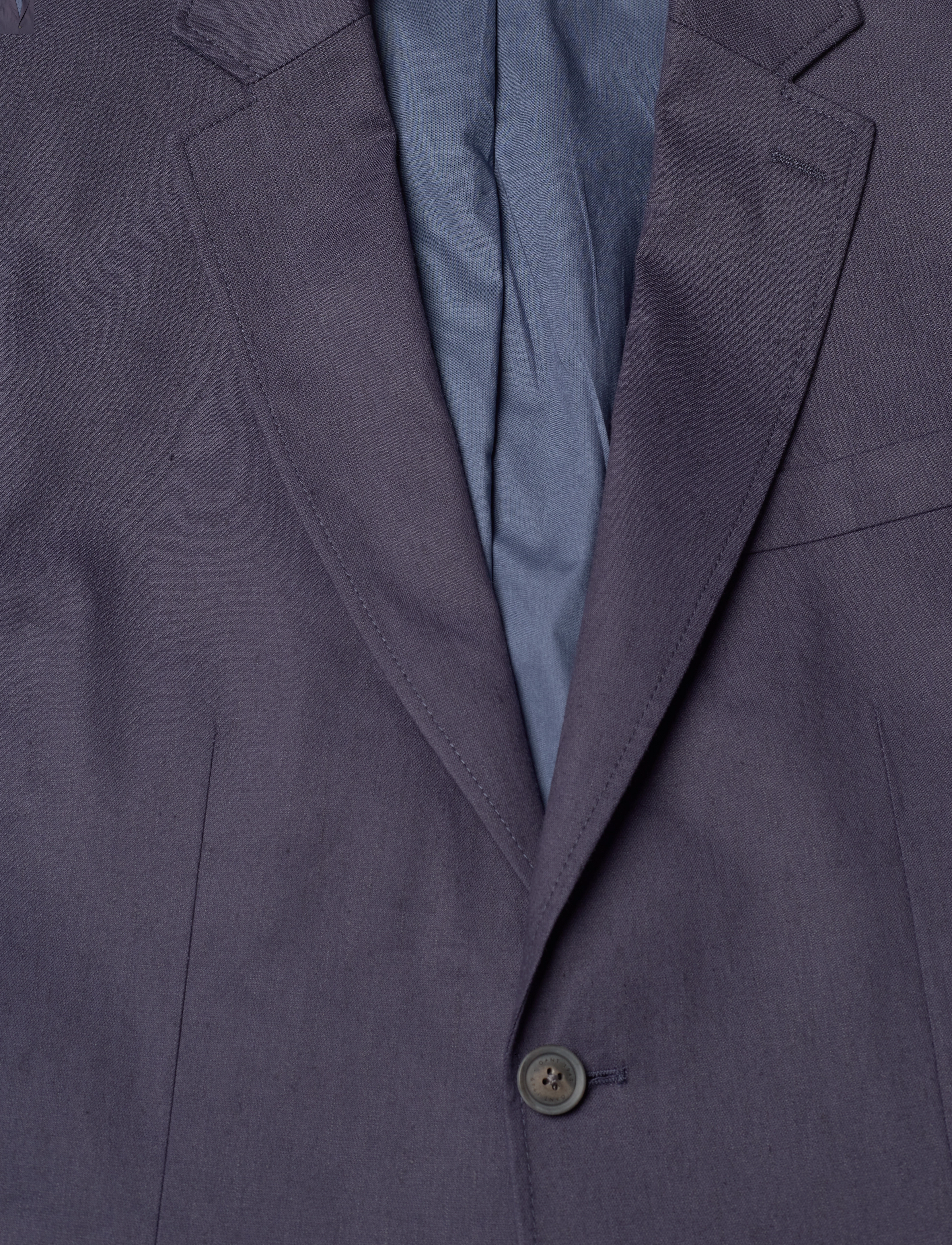 GANT - SLIM COTTON LINEN SUIT BLAZER - marine - 2