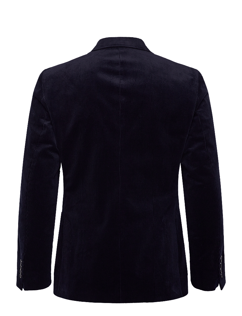 Gant - SLIM CORD SUIT JACKET - enkeltradede blazere - evening blue - 1