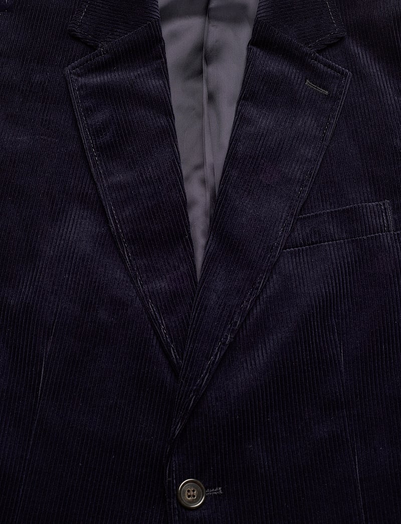 Gant - SLIM CORD SUIT JACKET - enkeltradede blazere - evening blue - 2