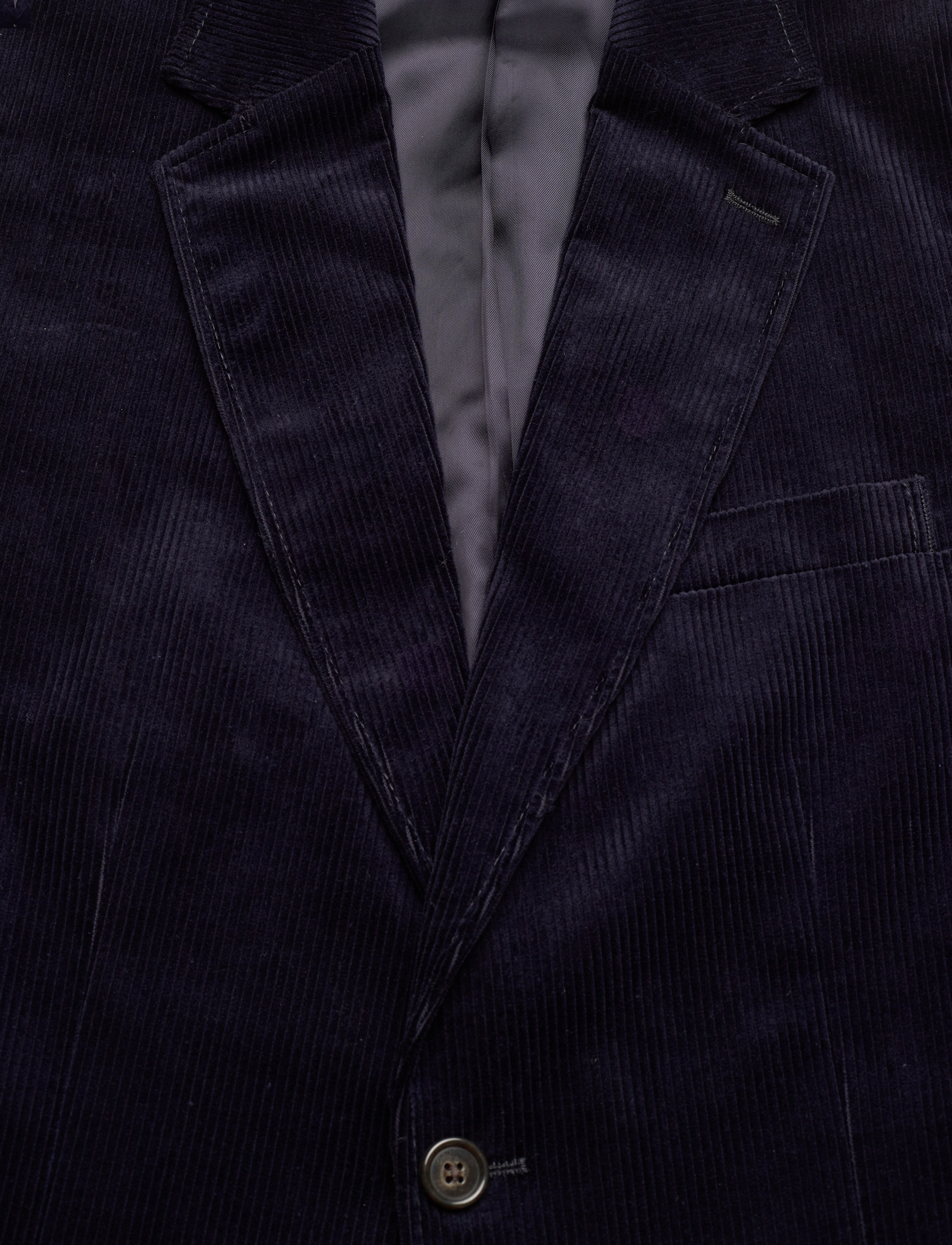 Gant - SLIM CORD SUIT JACKET - enkelknäppta kavajer - evening blue - 2